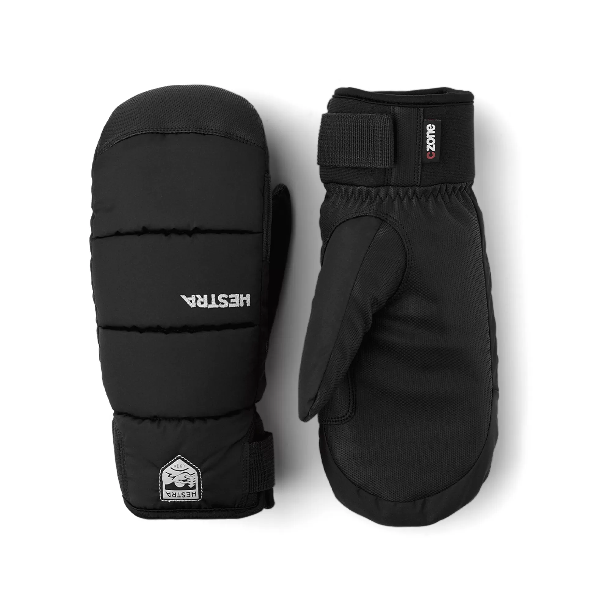 Clearance Hestra Czone Frost Primaloft Mittens Black Men Winter