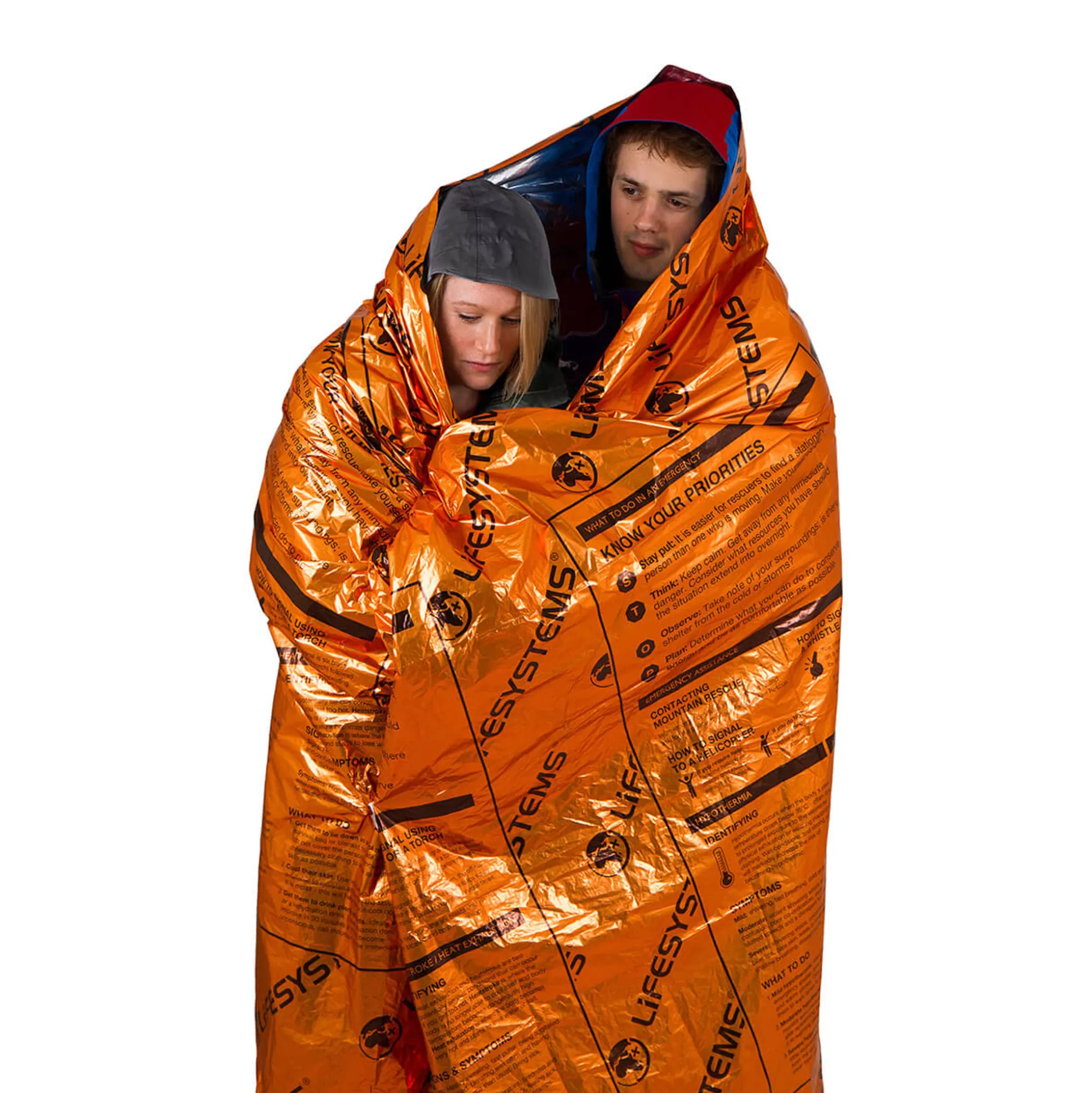 Best Sale Lifesystems Heatshield Double Blanket Orange Travel Accessories