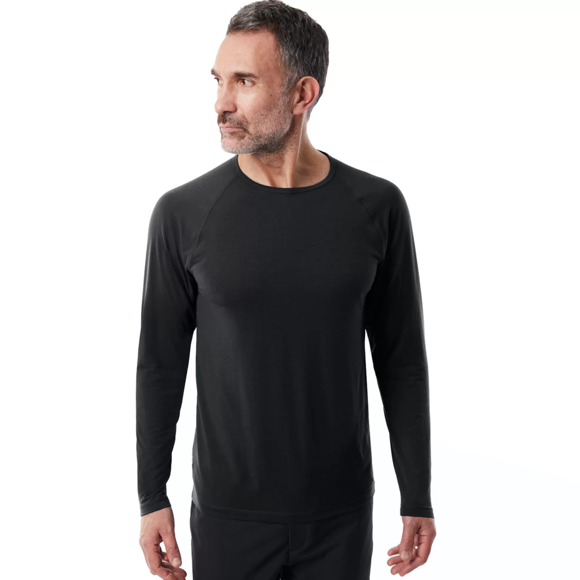 Store Men'S Aether Long Sleeve T Black Men T-Shirts & Tops