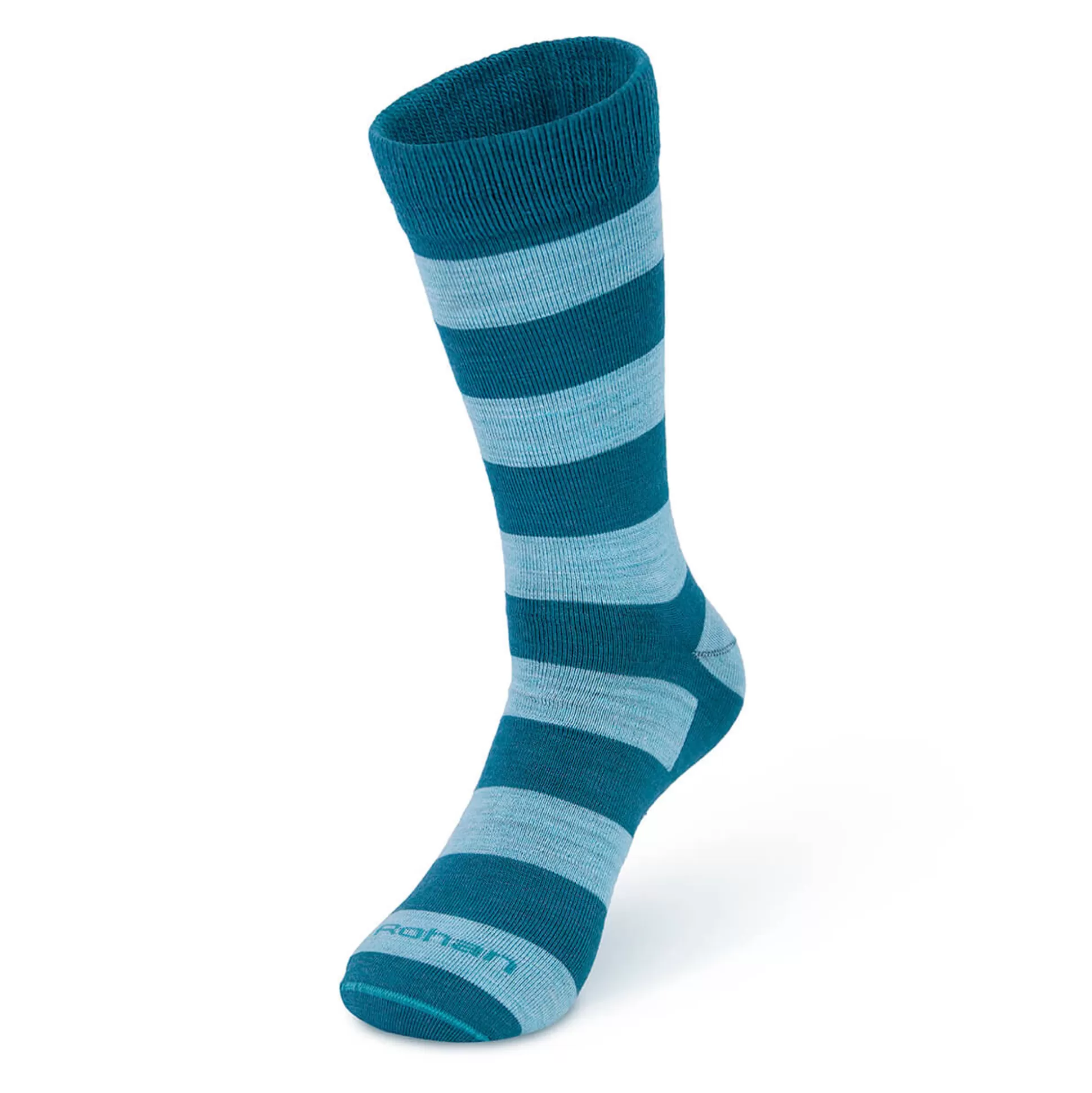 New Men'S Alltime Socks Teal Stripe Men Walking Socks