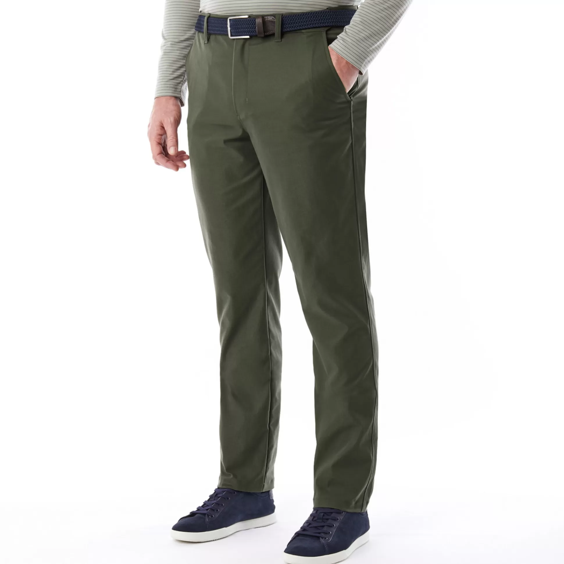 Shop Men'S District Chinos Park Green Men High Wicking