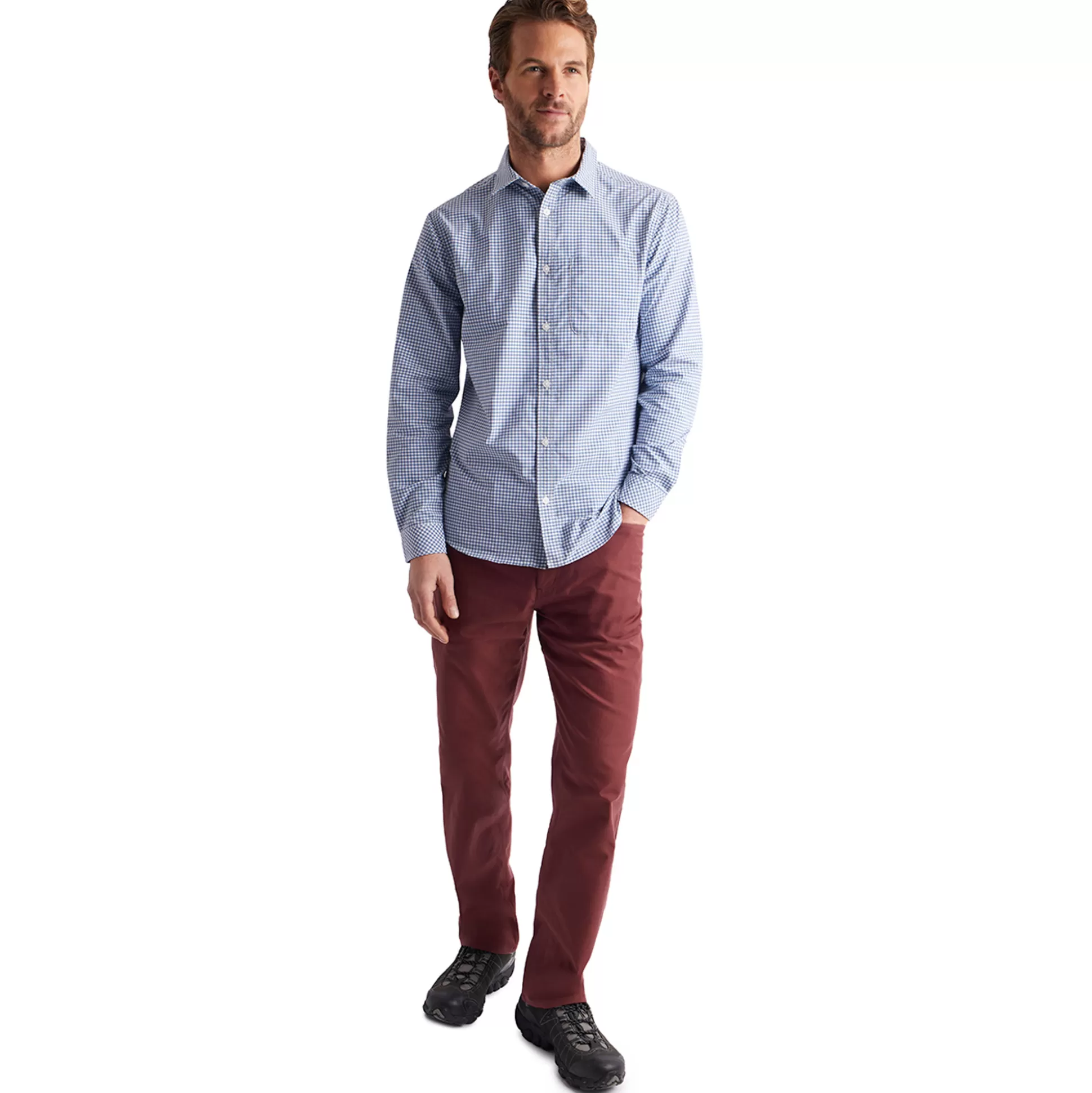 Cheap Men'S District Trousers Earth Red Men Trousers