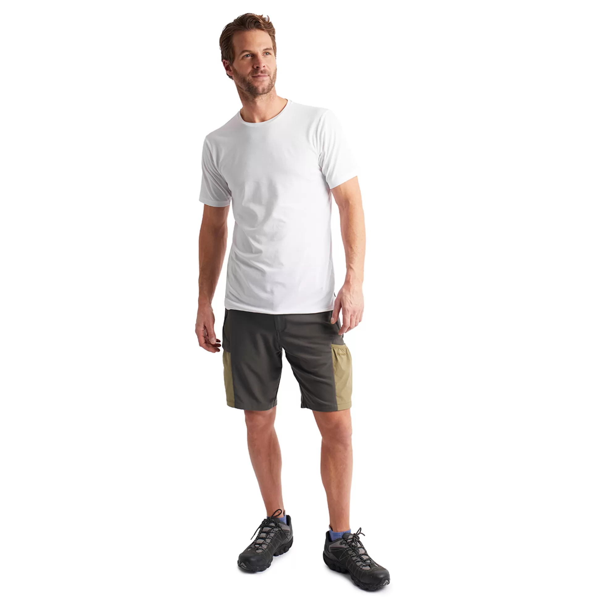 Shop Men'S Explore Shorts Dark Olive Brown/Umber Green Men Shorts