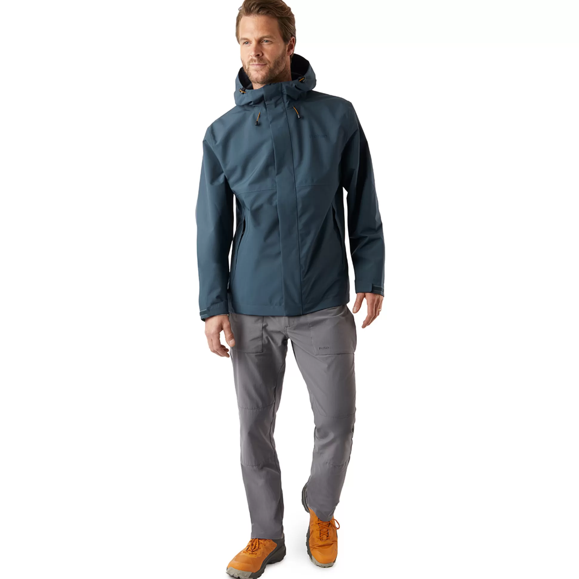 Shop Men'S Farne Waterproof Jacket Storm Blue Men Waterproofs