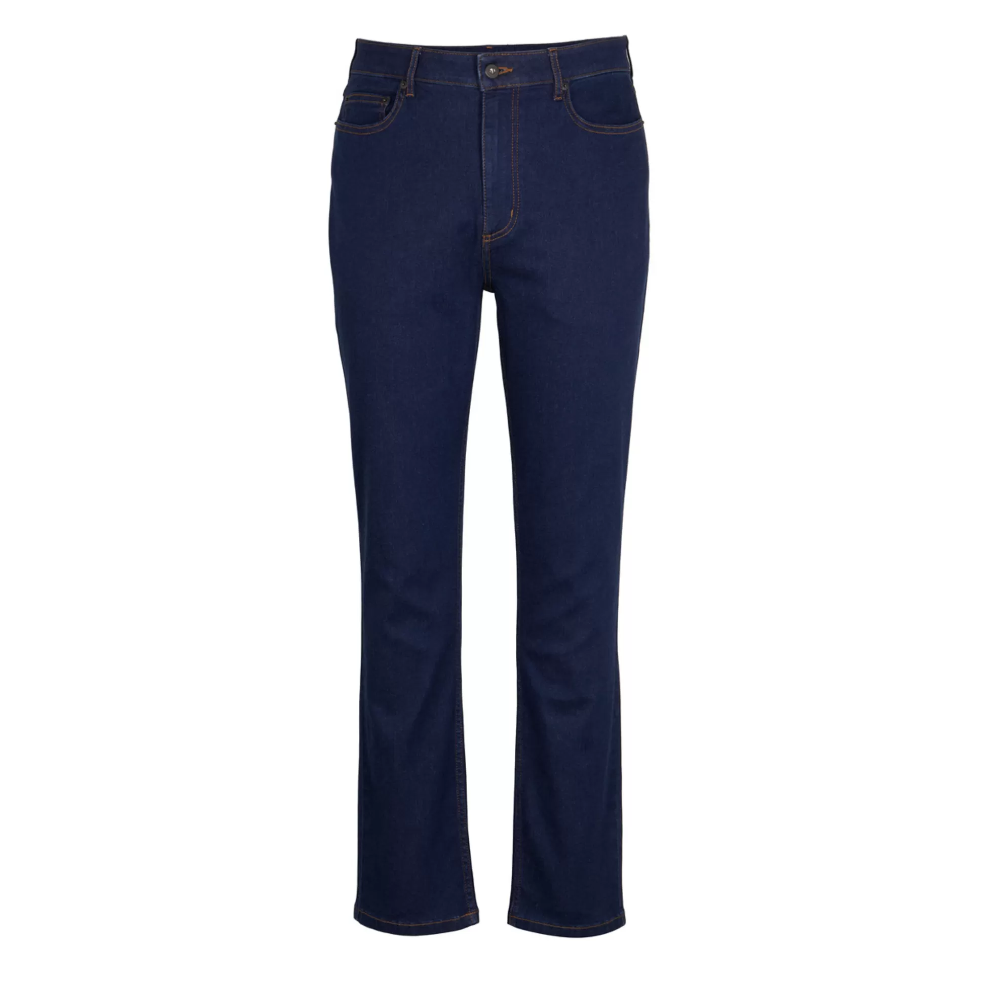 New Men'S Flex Tapered Fit Jeans Dark Denim Men Trousers