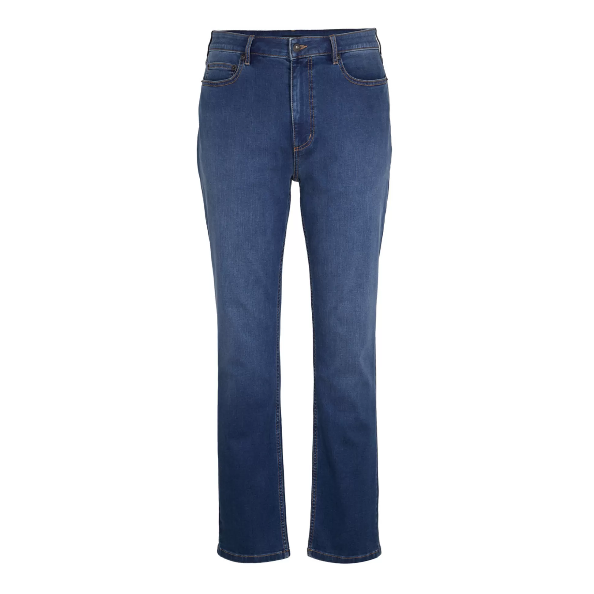 New Men'S Flex Tapered Fit Jeans Mid Denim Men Trousers