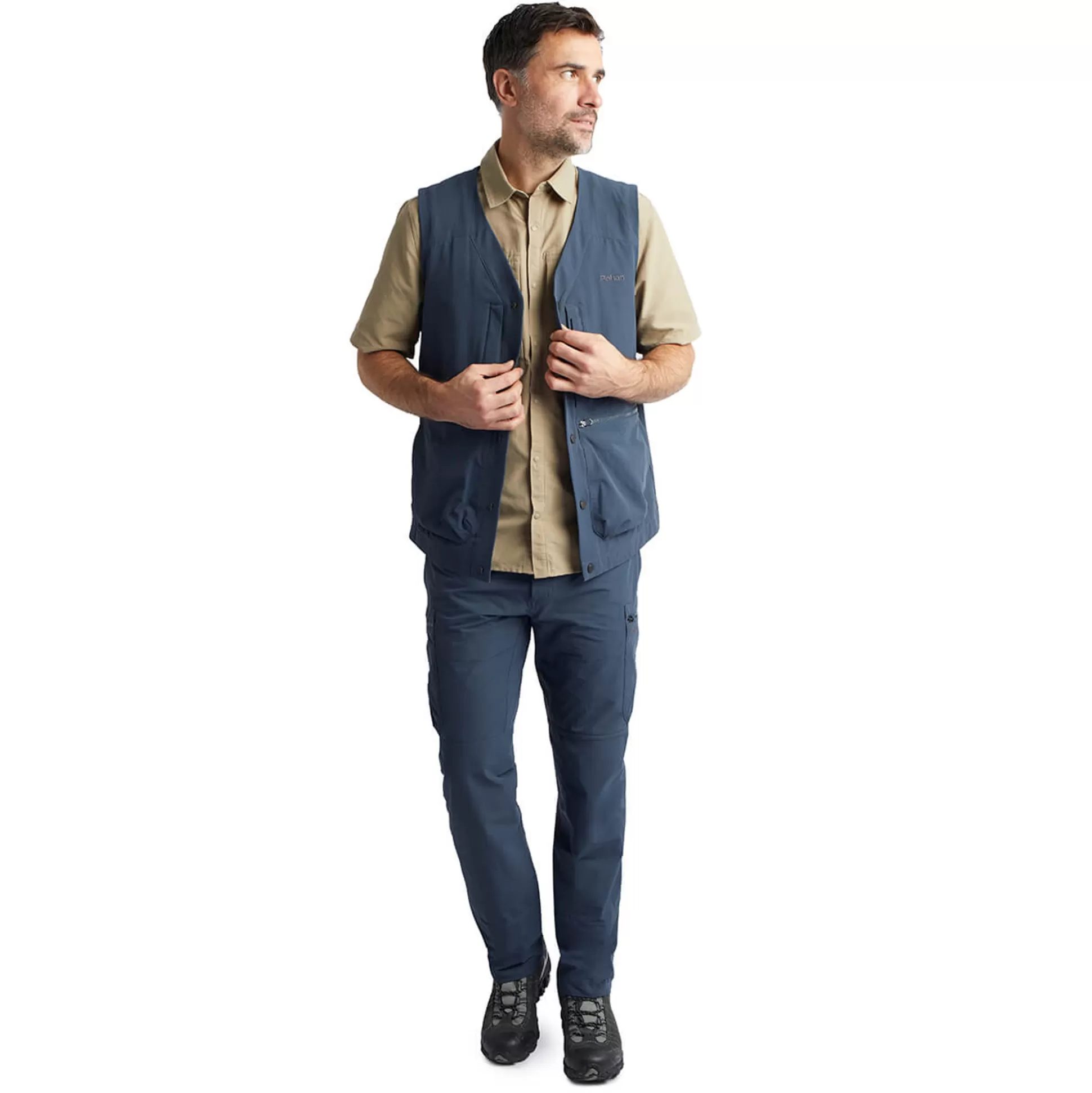 Online Men'S Frontier Vest Storm Blue Men Jackets & Coats