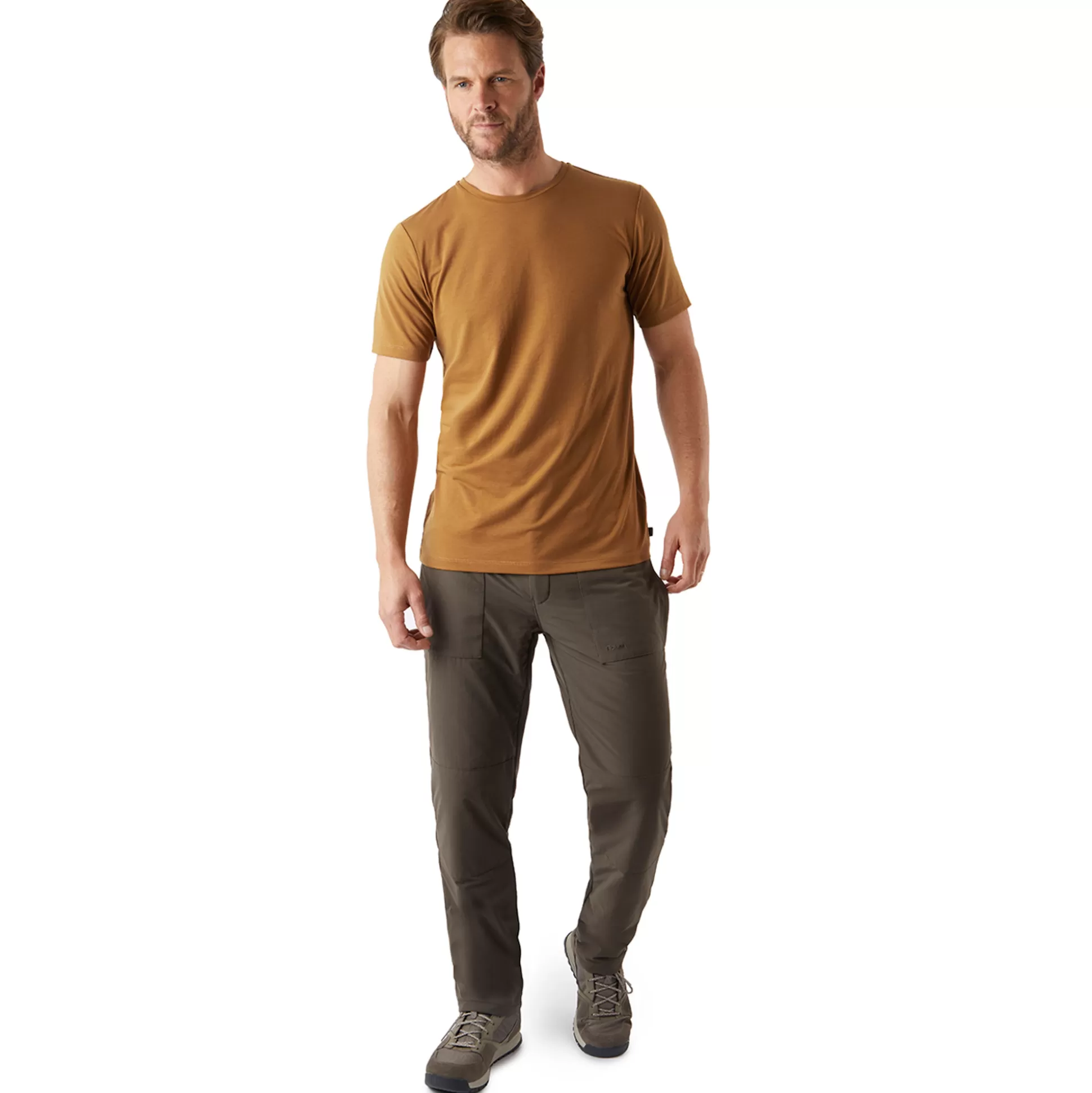 New Men'S Global Short Sleeve T Desert Ochre Men T-Shirts & Tops