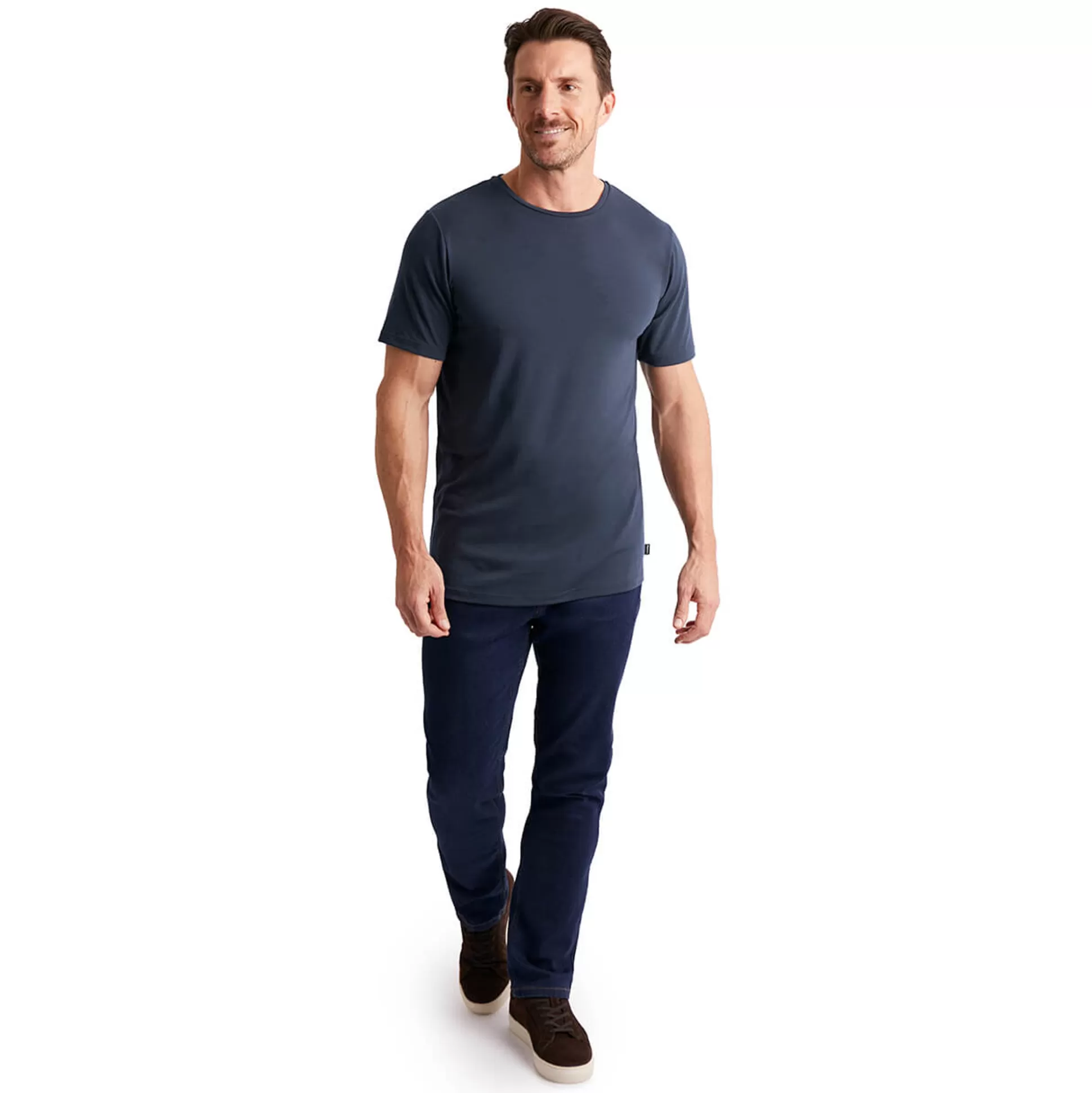 Online Men'S Global Short Sleeve T True Navy Men T-Shirts & Tops