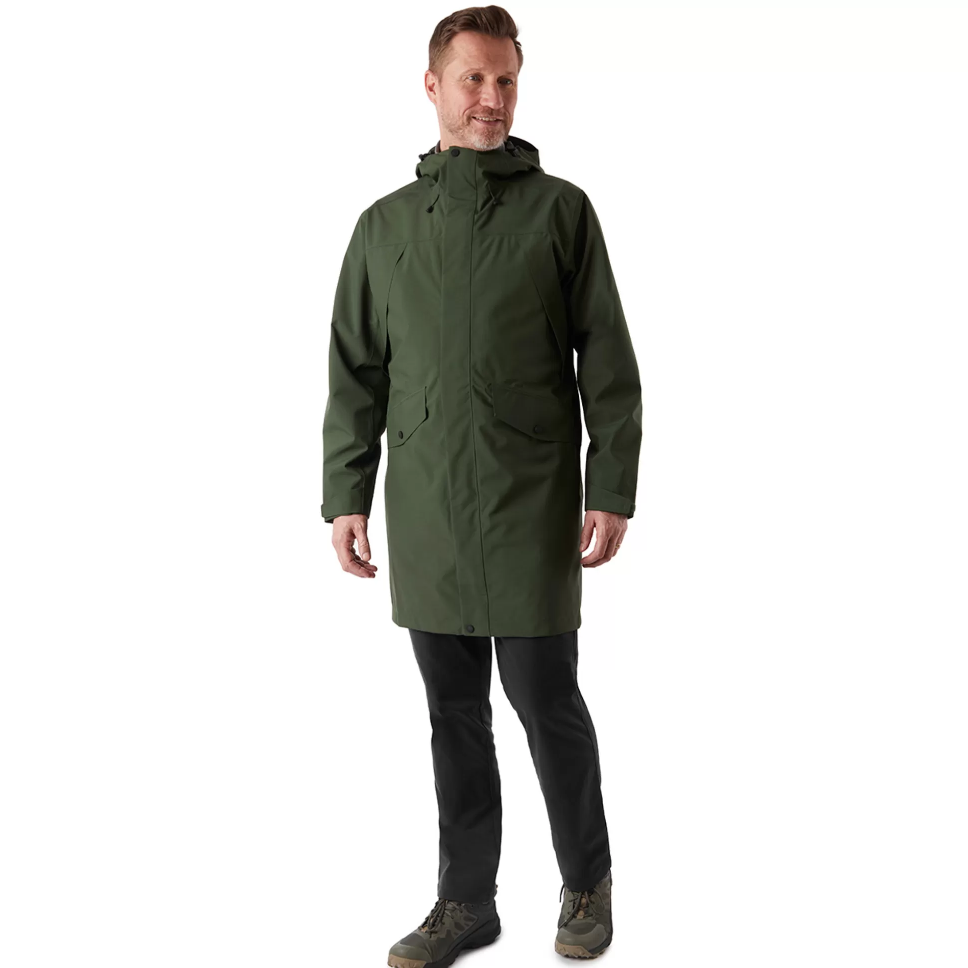 Online Men'S Kendal Waterproof Jacket Conifer Green Men Waterproofs