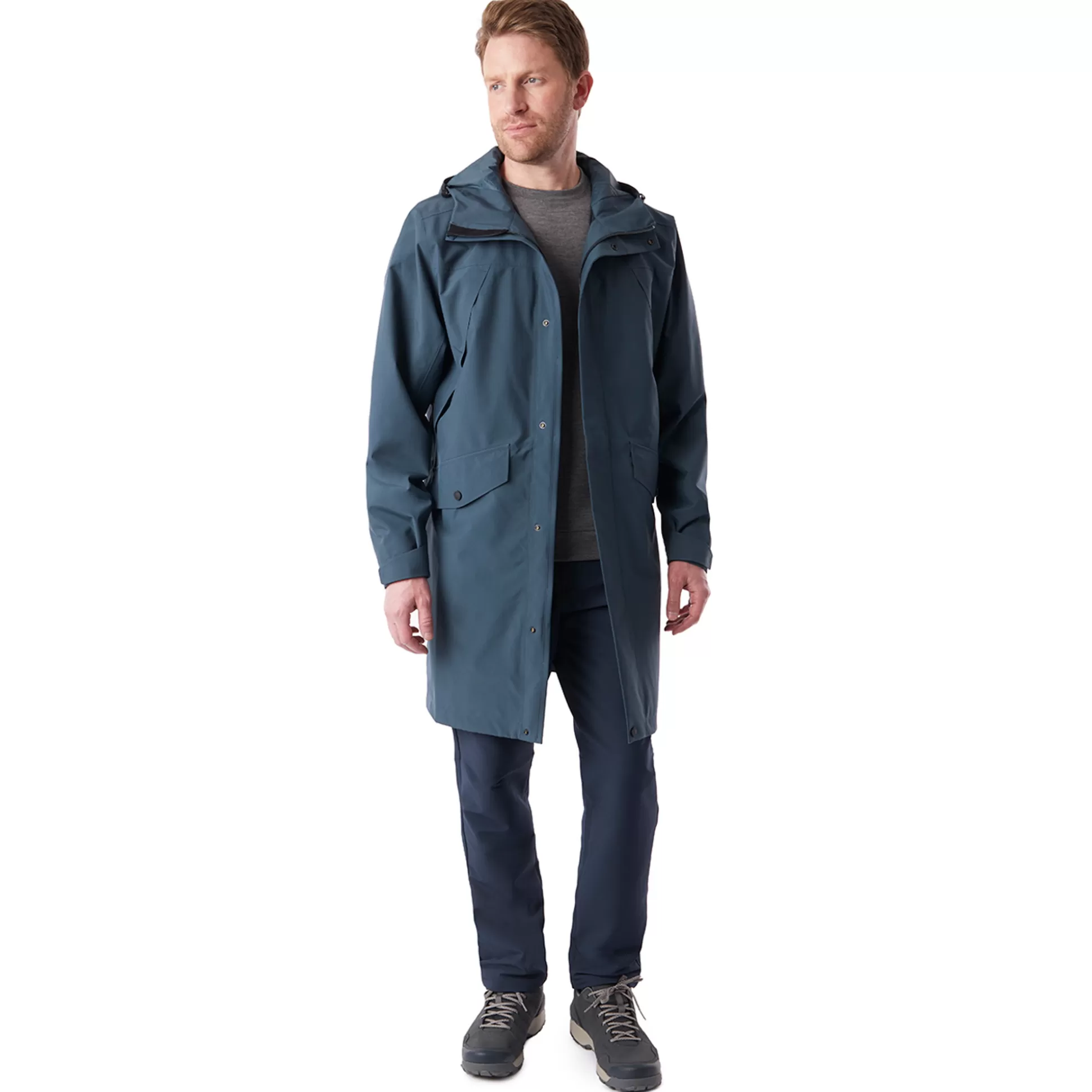 Outlet Men'S Kendal Waterproof Jacket Storm Blue Men Waterproofs