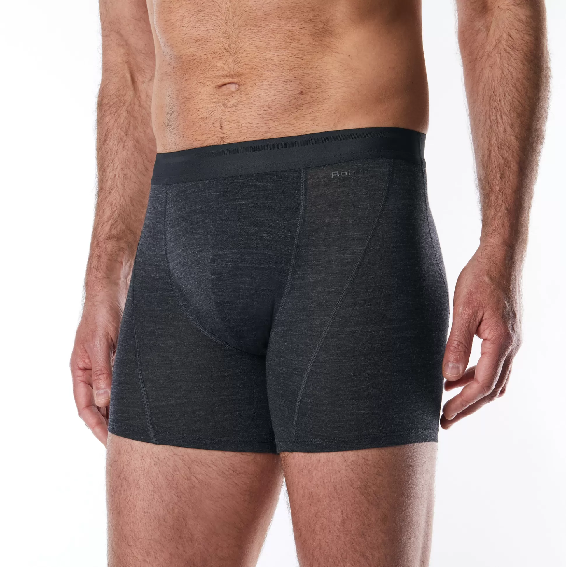 Flash Sale Men'S Merino Union 150 Boxers Dark Charcoal Marl Men Underwear & Base Layers