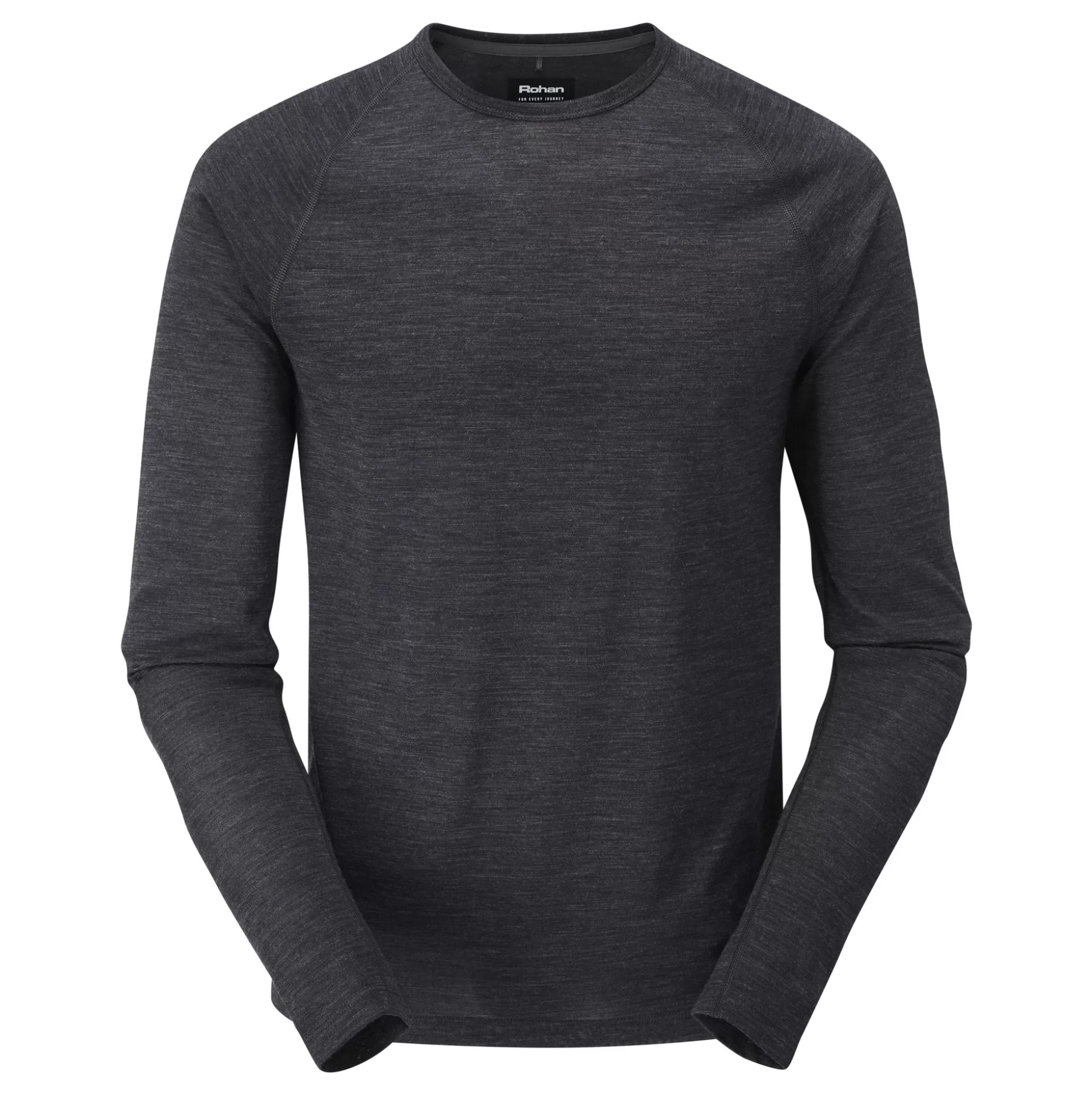 Clearance Men'S Merino Union 150 Crew Dark Charcoal Marl Men T-Shirts & Tops