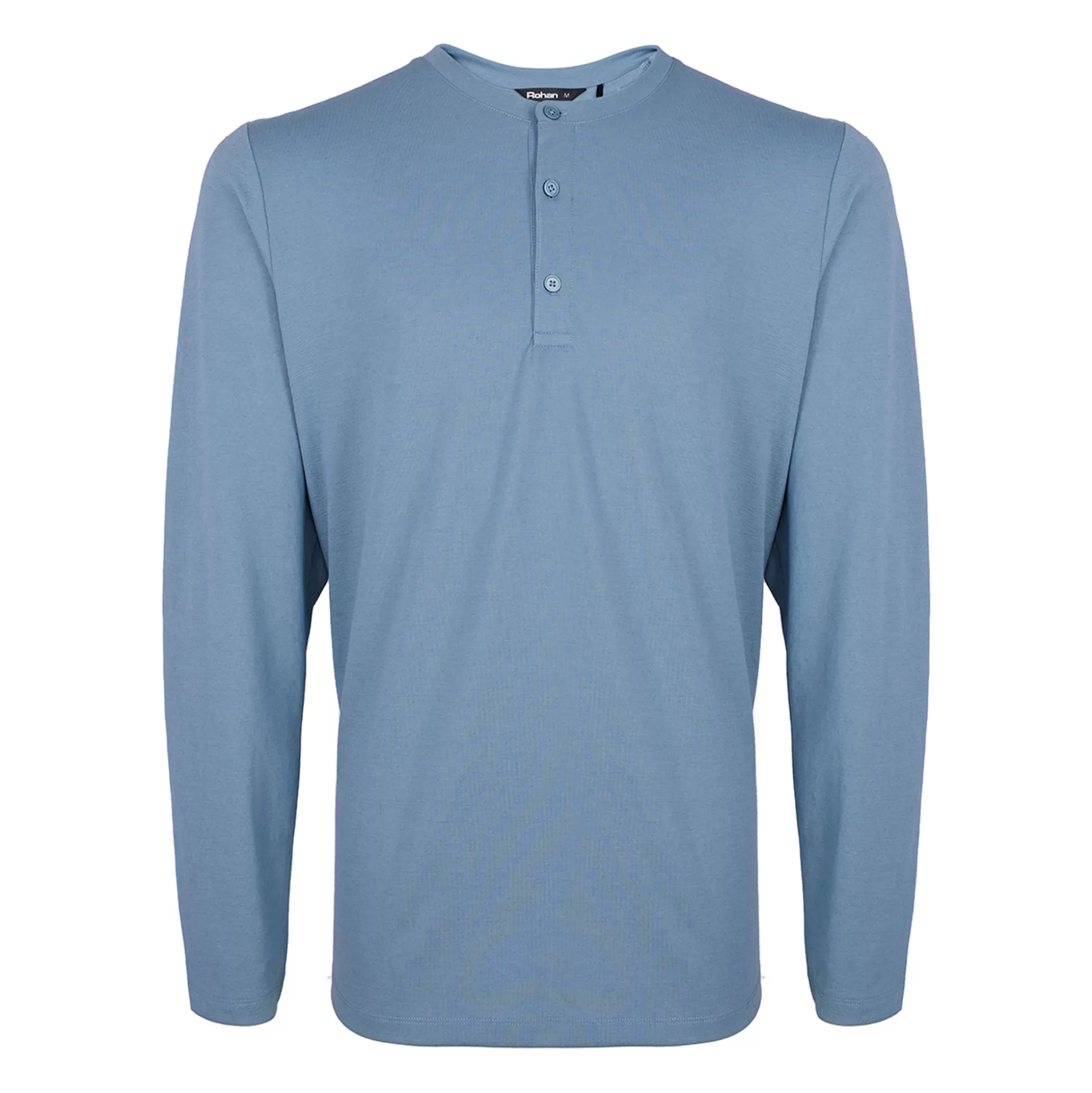 Cheap Men'S Newlyn Henley Long Sleeve Top Cliff Blue Men T-Shirts & Tops