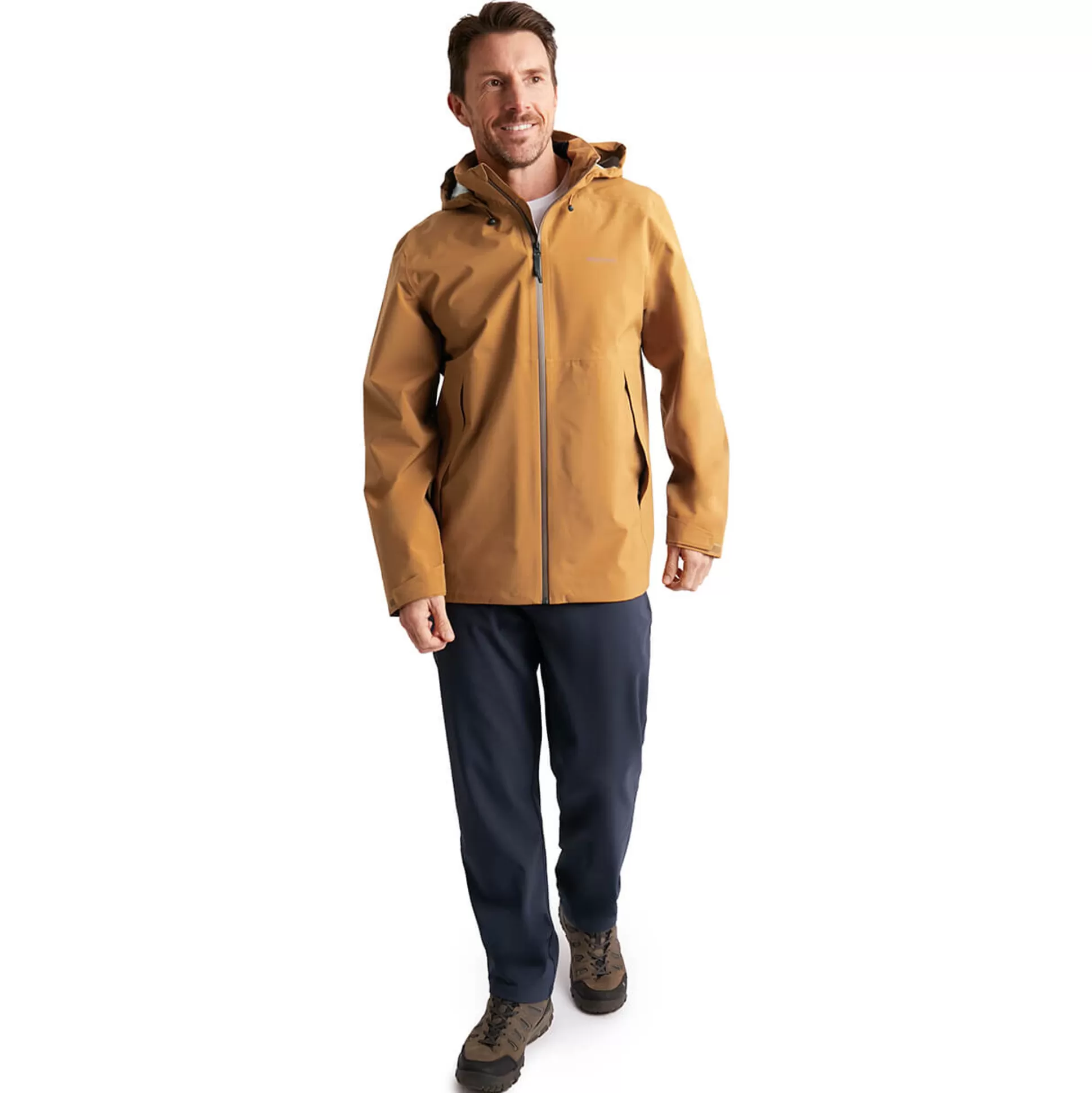 Flash Sale Men'S Parkland Waterproof Jacket Desert Ochre Men Waterproofs