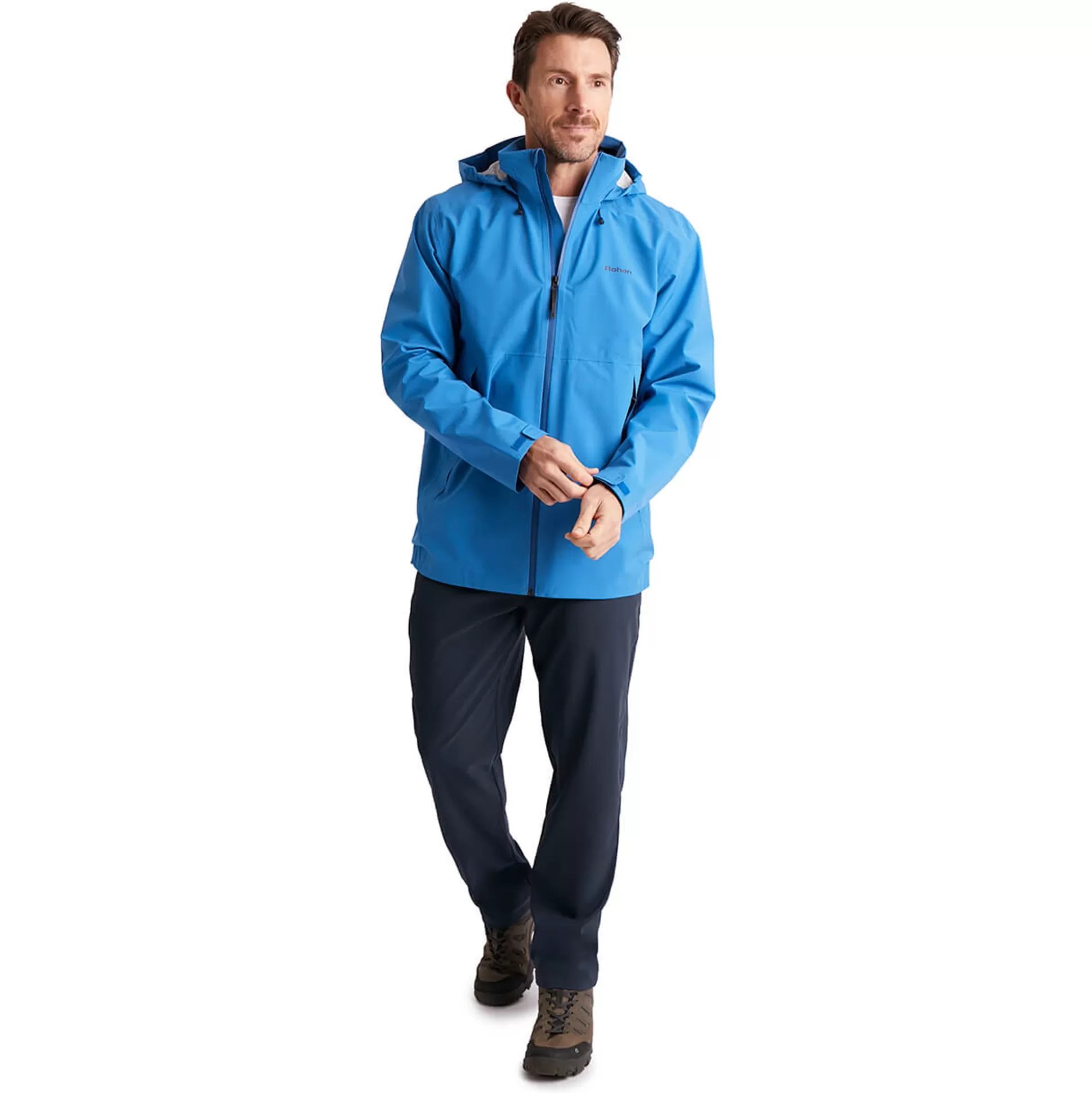 Flash Sale Men'S Parkland Waterproof Jacket Electric Blue Men Waterproofs