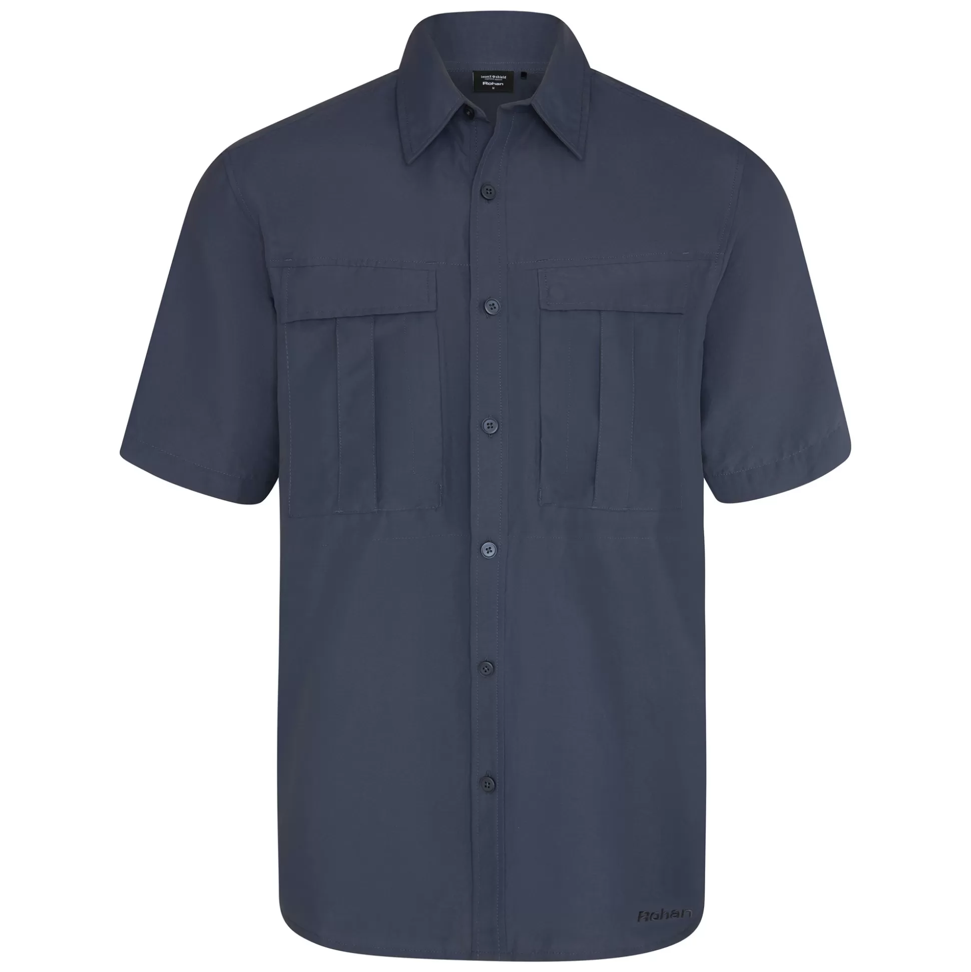 New Men'S Pioneer Short Sleeve Shirt Blue Shadow Men High Wicking