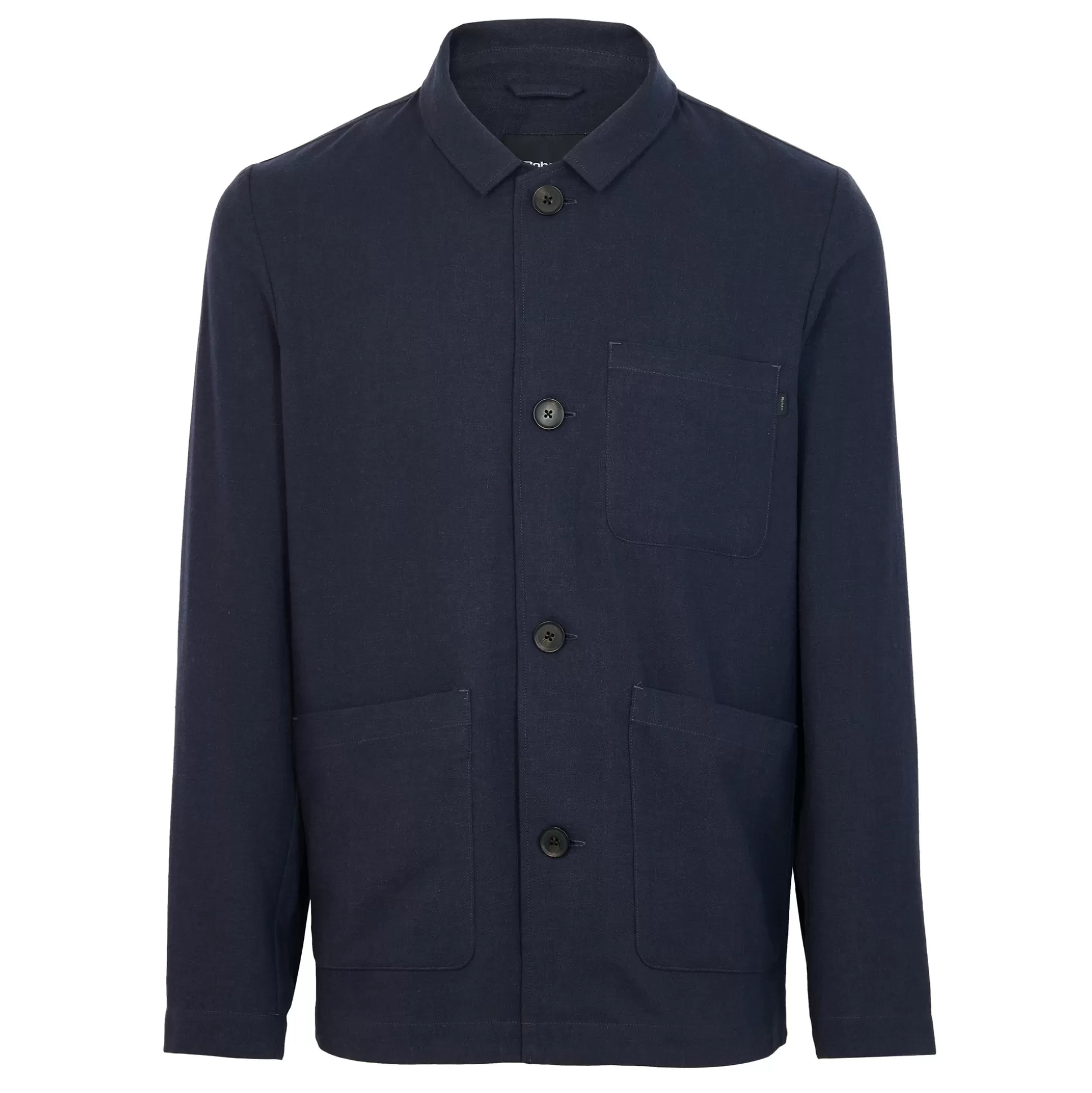 Shop Men'S Porto Linen Jacket Deep Navy Men Jackets & Coats