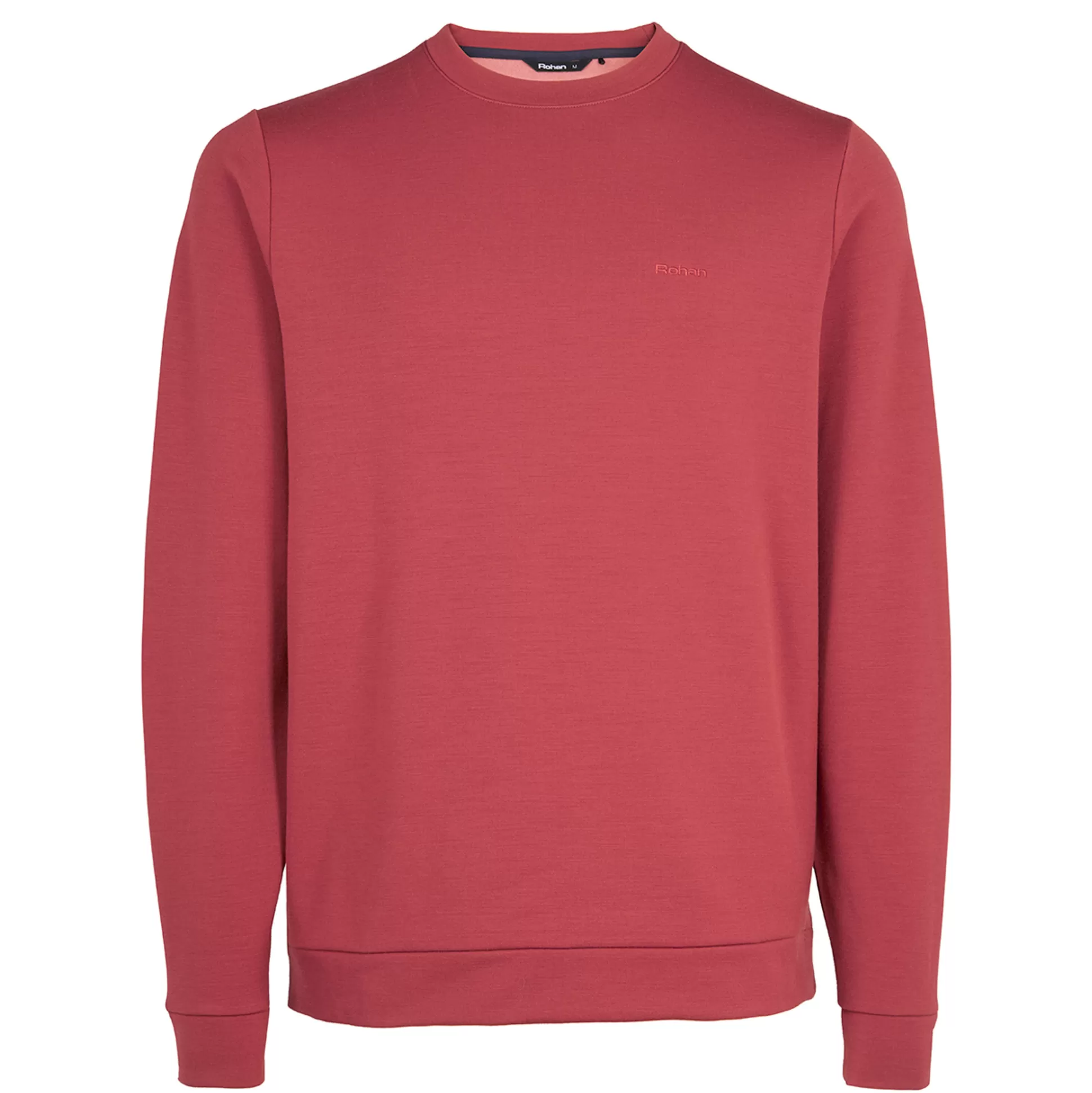 Outlet Men'S Radiant Merino Crew Clay Red Men Fleece & Mid Layers