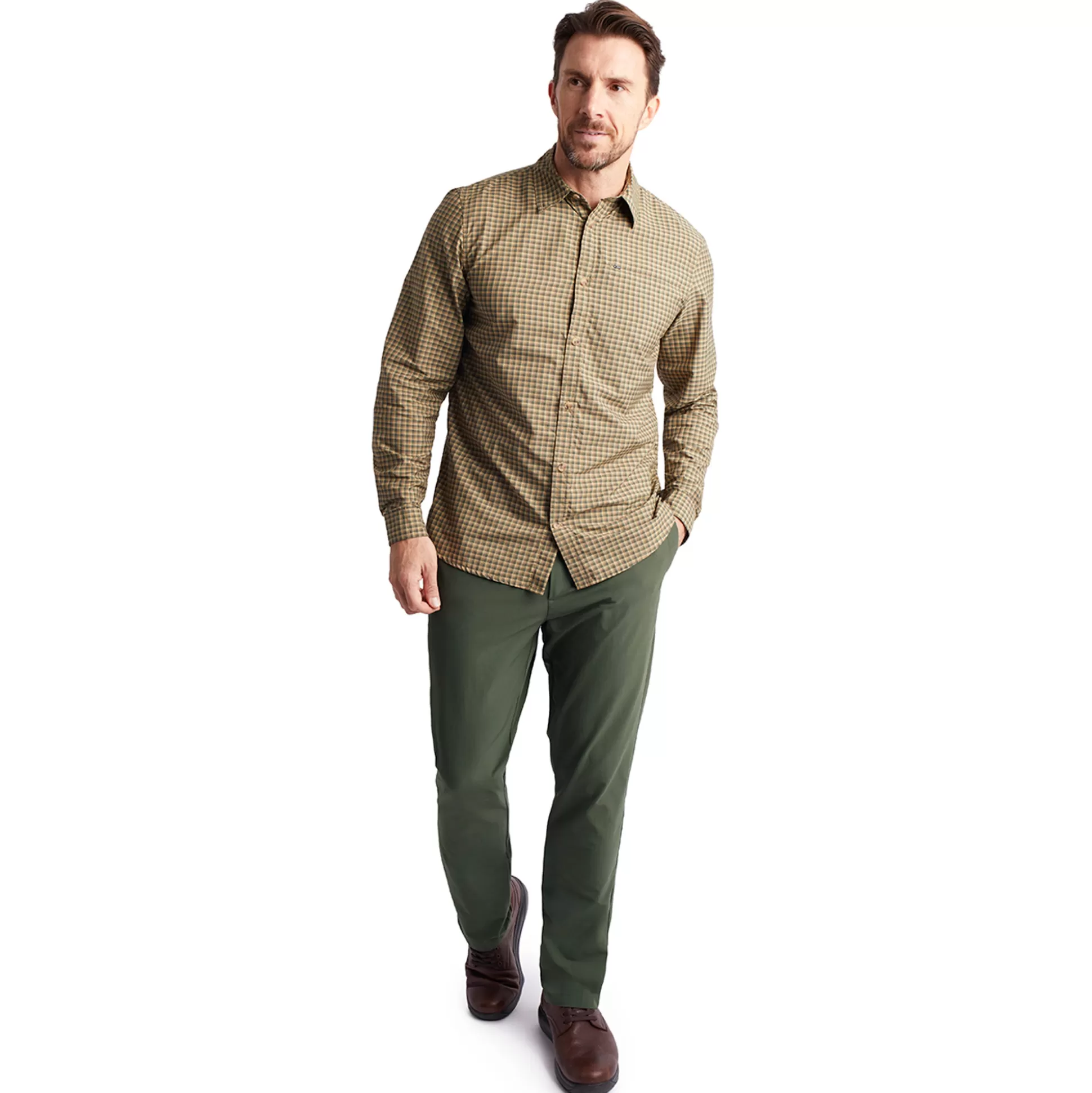 Flash Sale Men'S Riviera Trousers Park Green Men Trousers