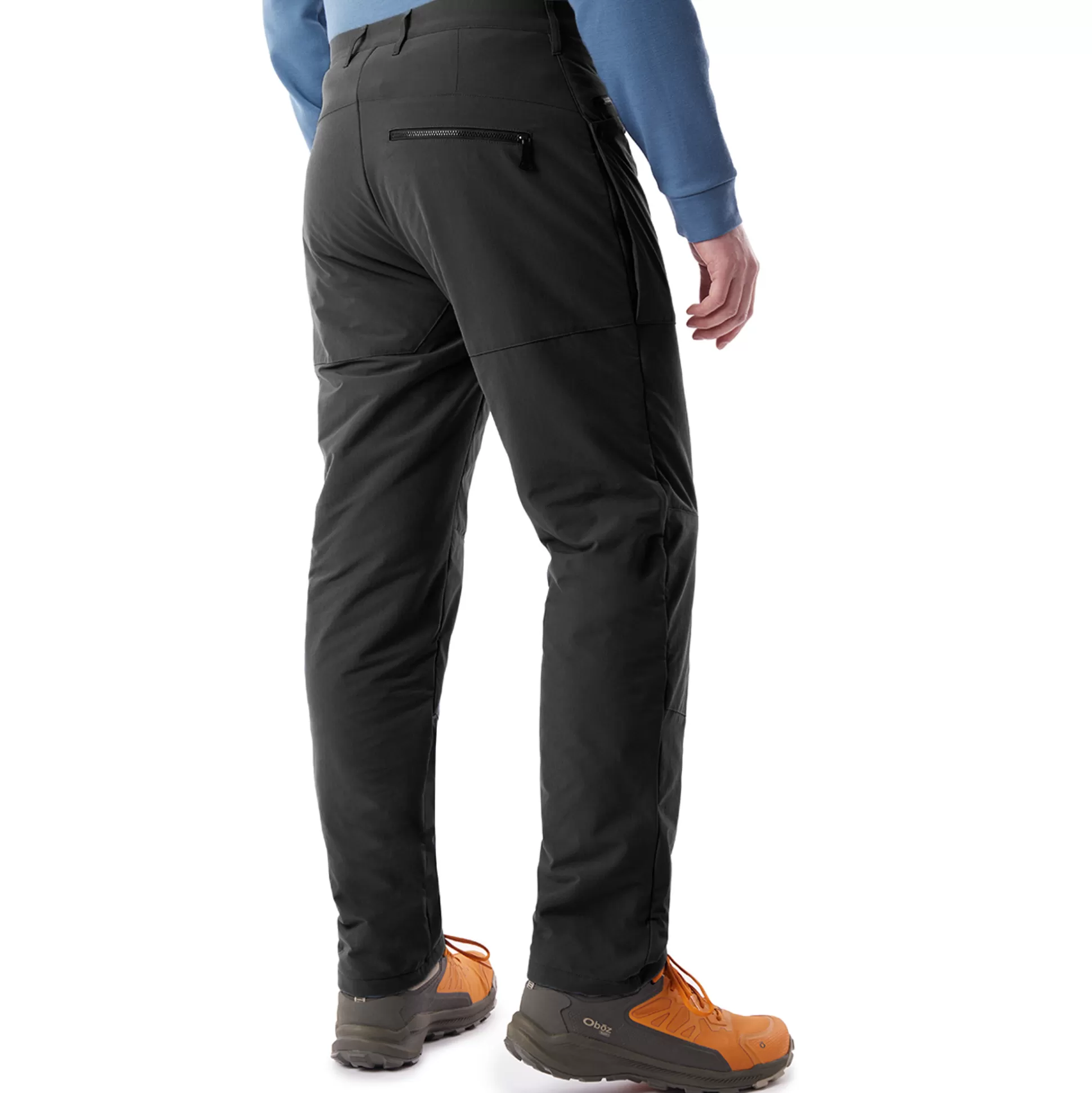 New Men'S Stretch Bags Trousers Black Men Trousers