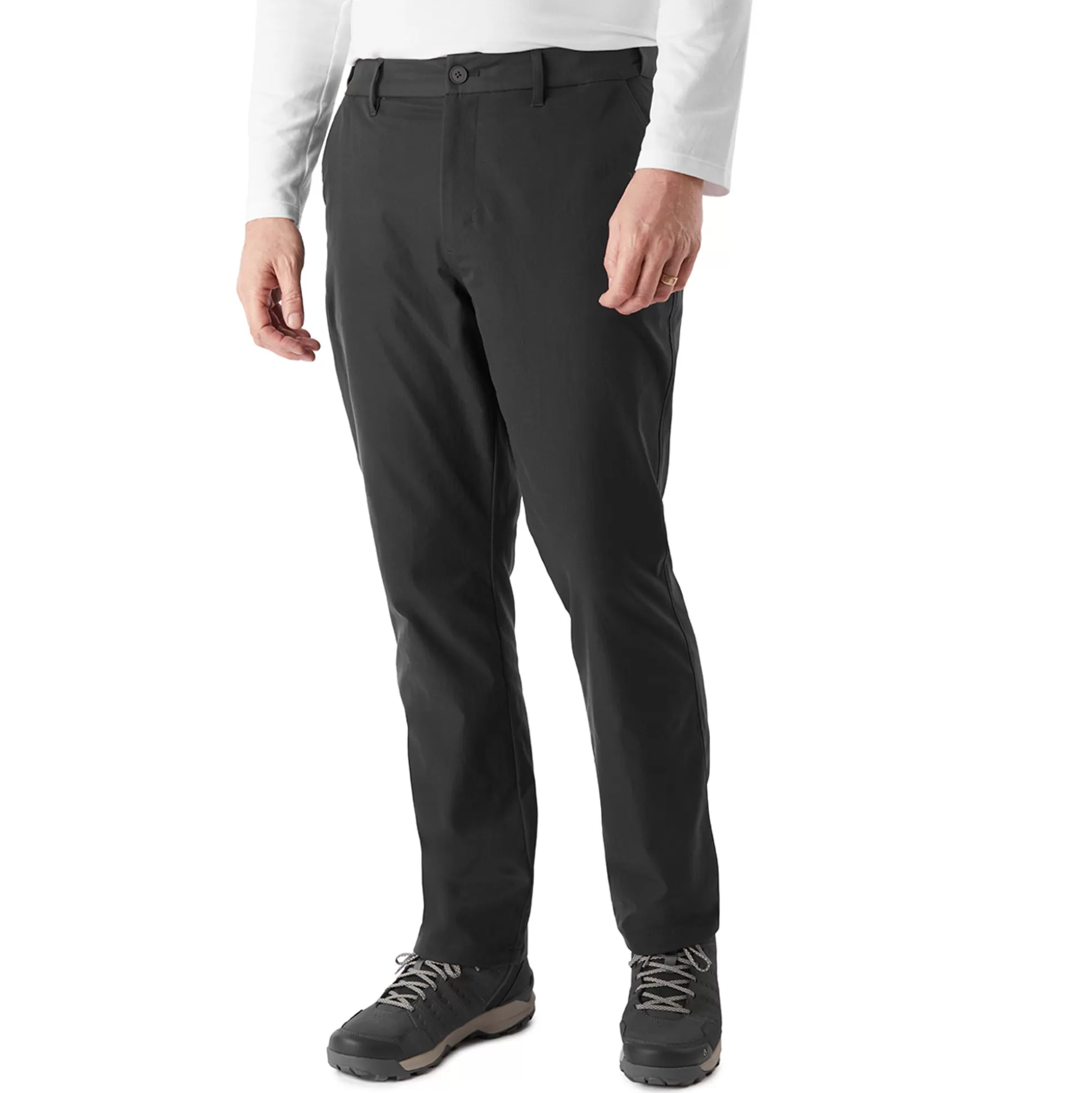 Cheap Men'S Winter District Chinos Black Men Trousers