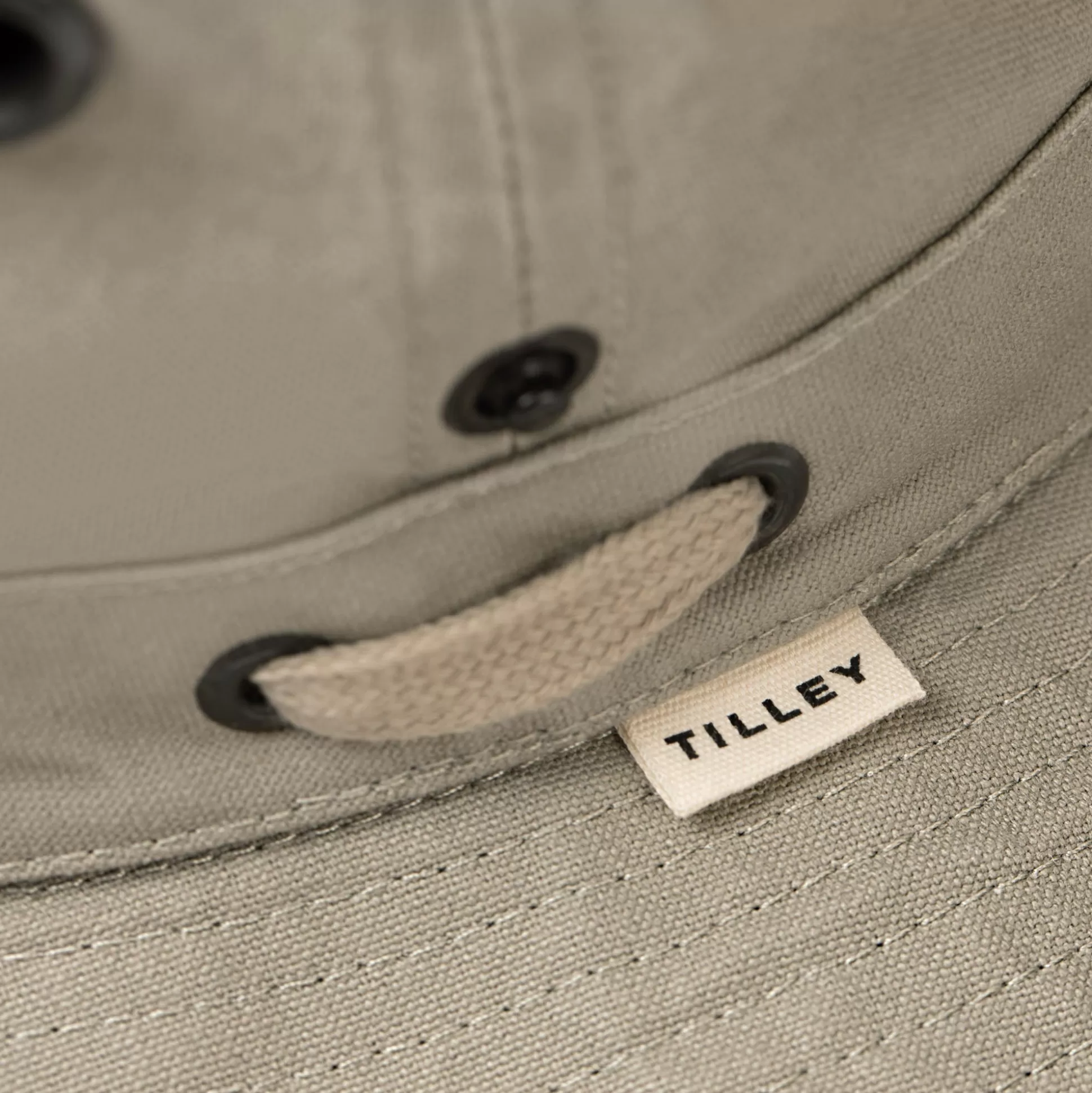 Fashion Tilley T3W Medium Brim Washed Hat Khaki Men Clothing Accessories