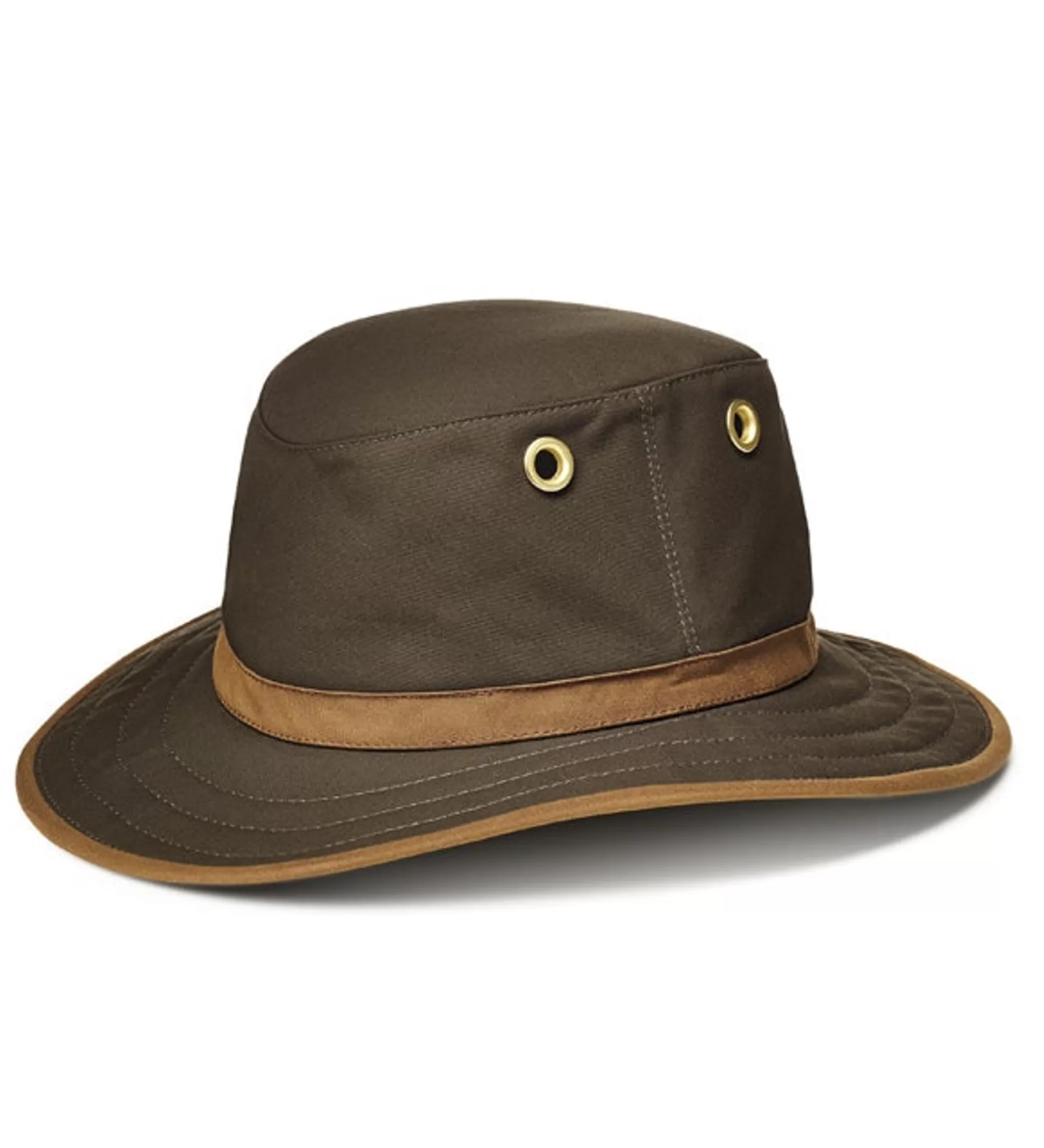 Flash Sale Tilley Twc7 Medium Curved Brim Outback Hat Olive Men Clothing Accessories