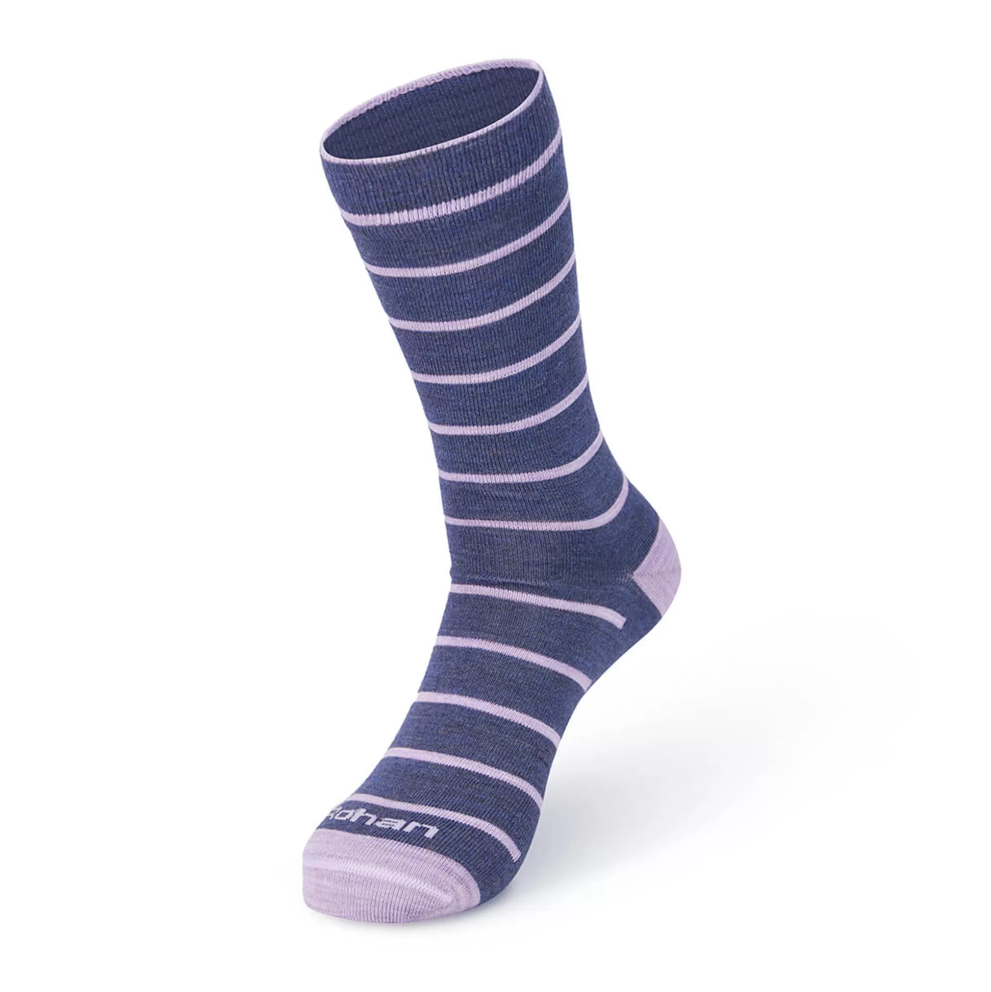 New Women'S Alltime Socks Blue/Lilac Stripe Women Walking Socks