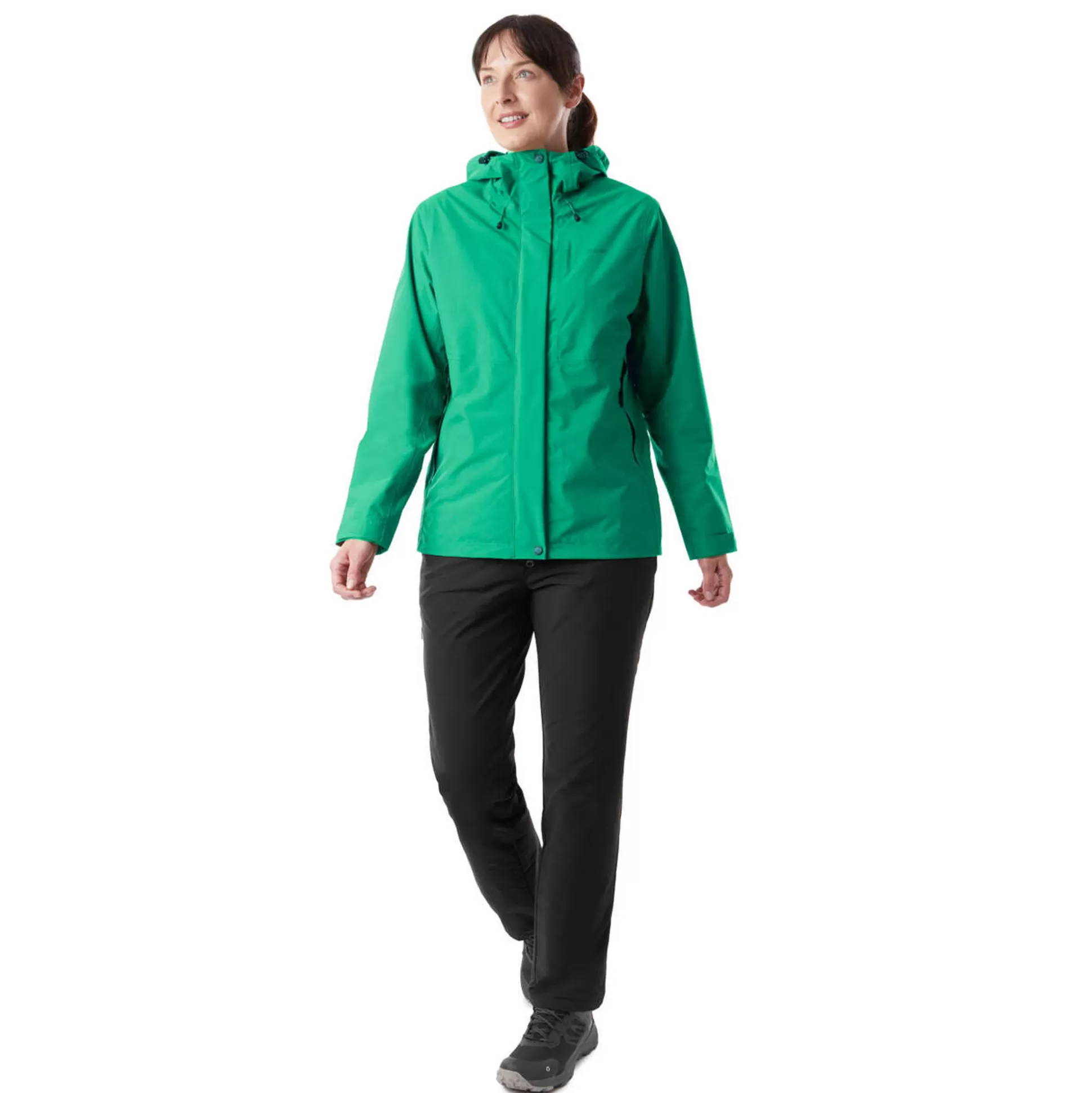 Outlet Women'S Brecon Waterproof Jacket Ascent Green Women Waterproofs