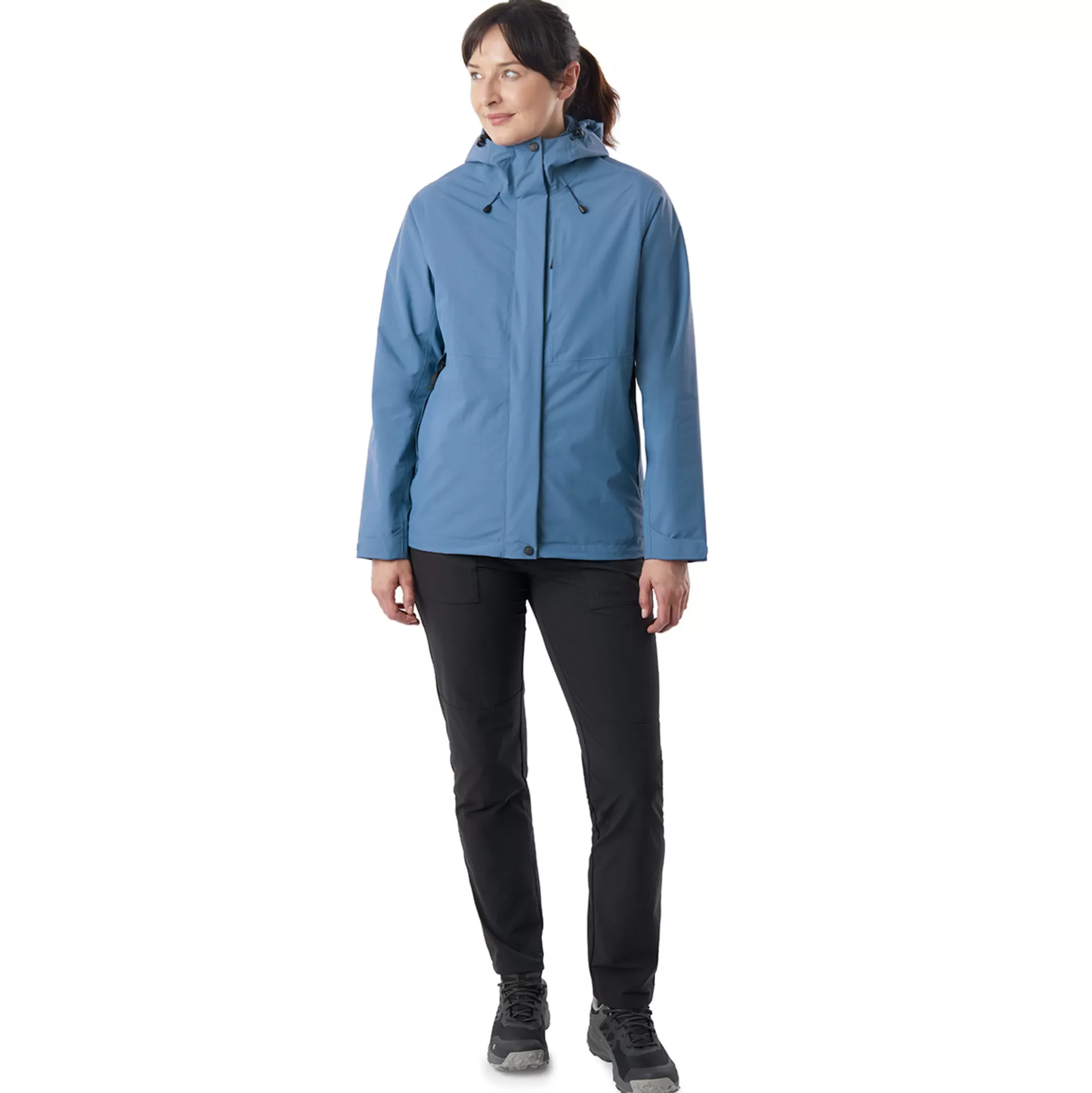 Sale Women'S Brecon Waterproof Jacket Heather Blue Women Waterproofs