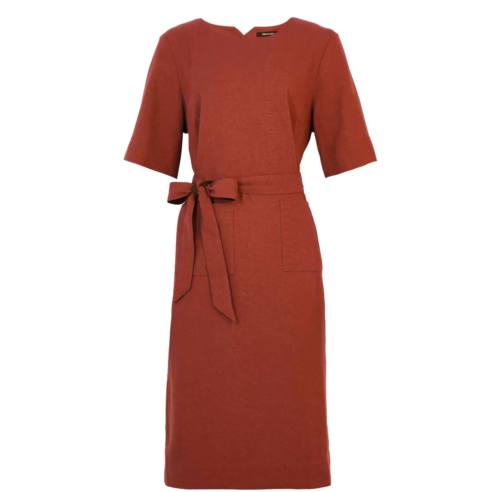 Best Sale Women'S Brisa Linen Dress Coast Red Women Dresses & Skirts