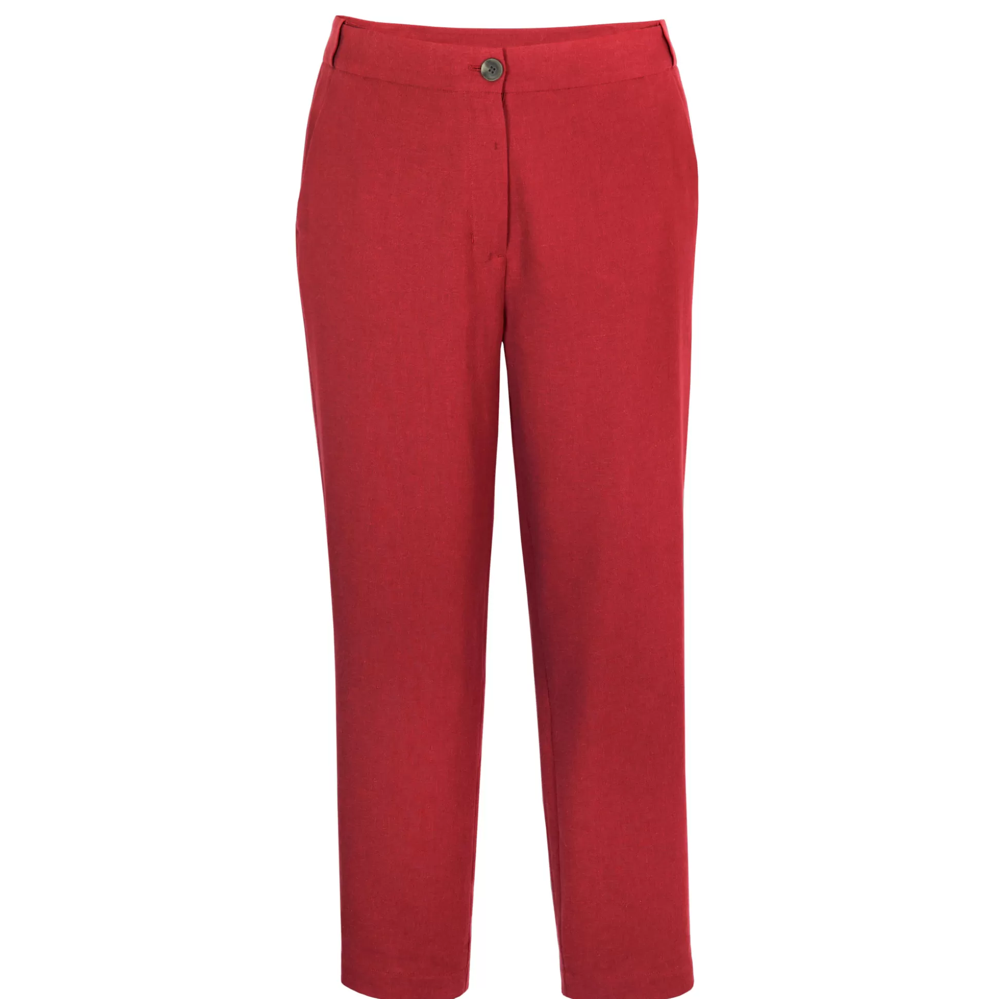 Flash Sale Women'S Brisa Linen Trousers Coast Red Women Trousers