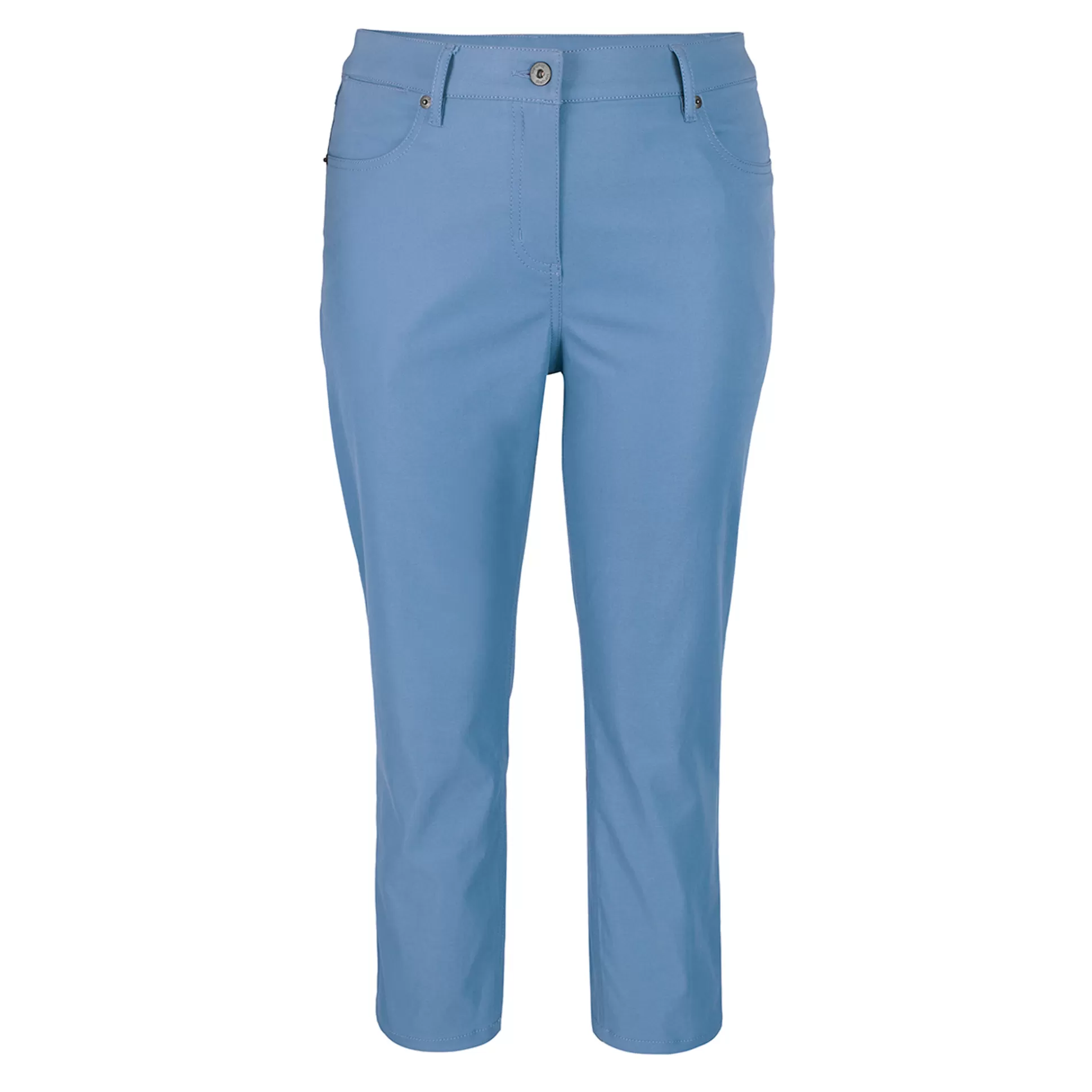 Fashion Women'S District Cropped Trousers Heather Blue Women Trousers