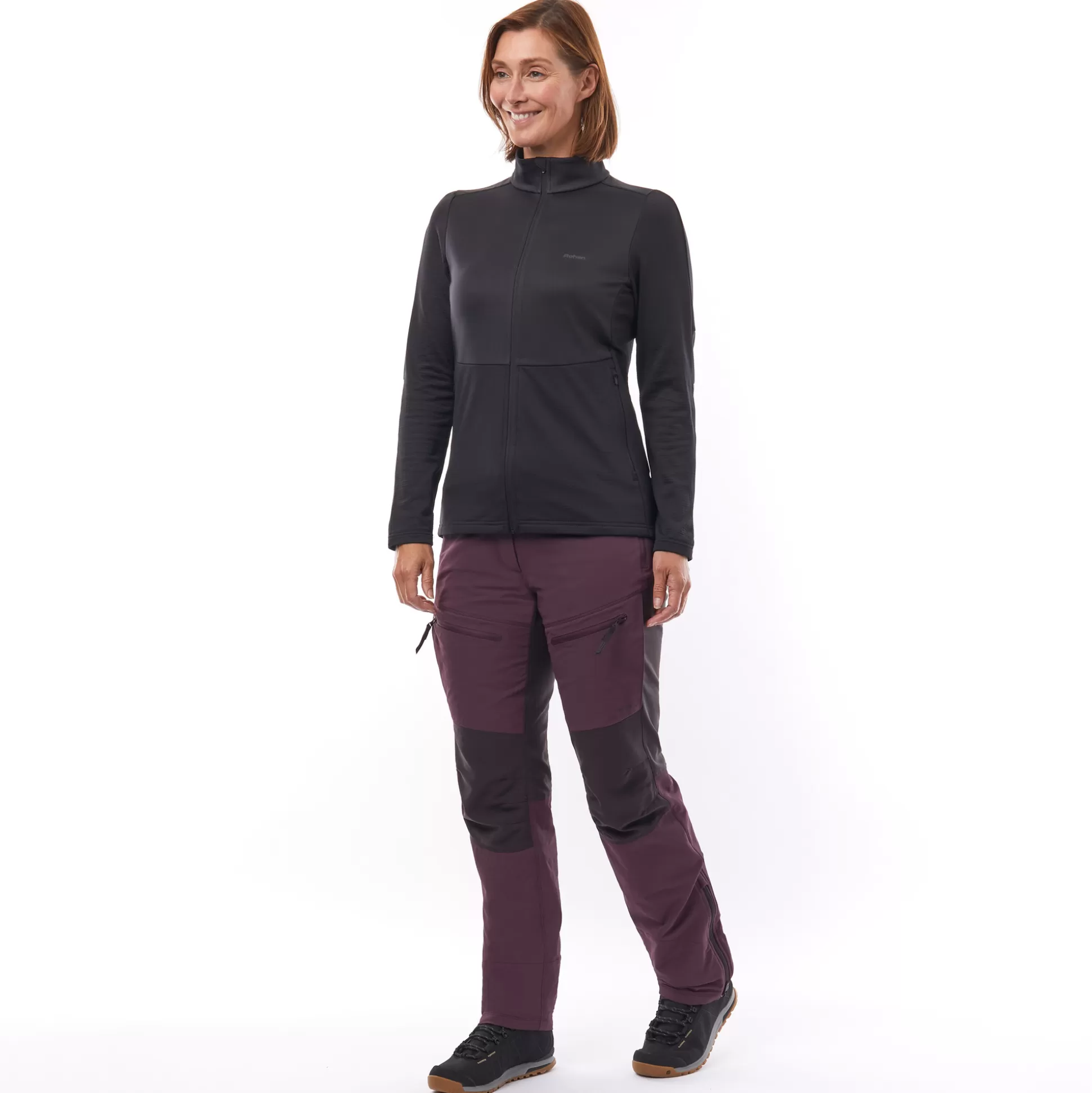 New Women'S Fjell Trousers Twilight Purple/Black Women Trousers