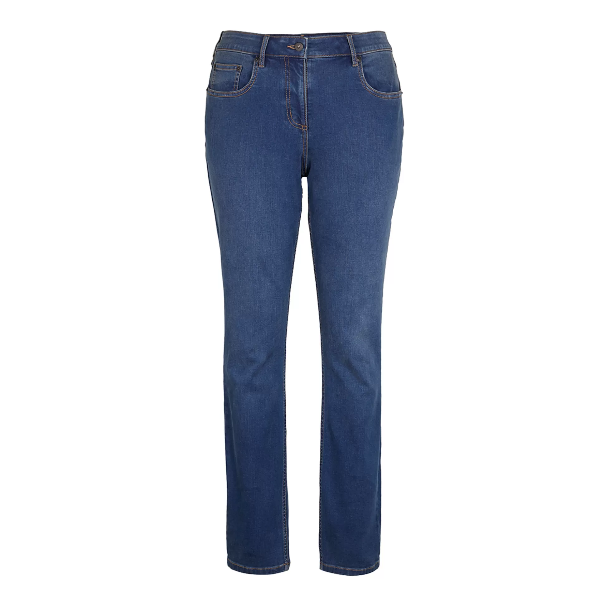 Best Women'S Flex Tapered Fit Stretch Jeans In Mid Denim Women Trousers