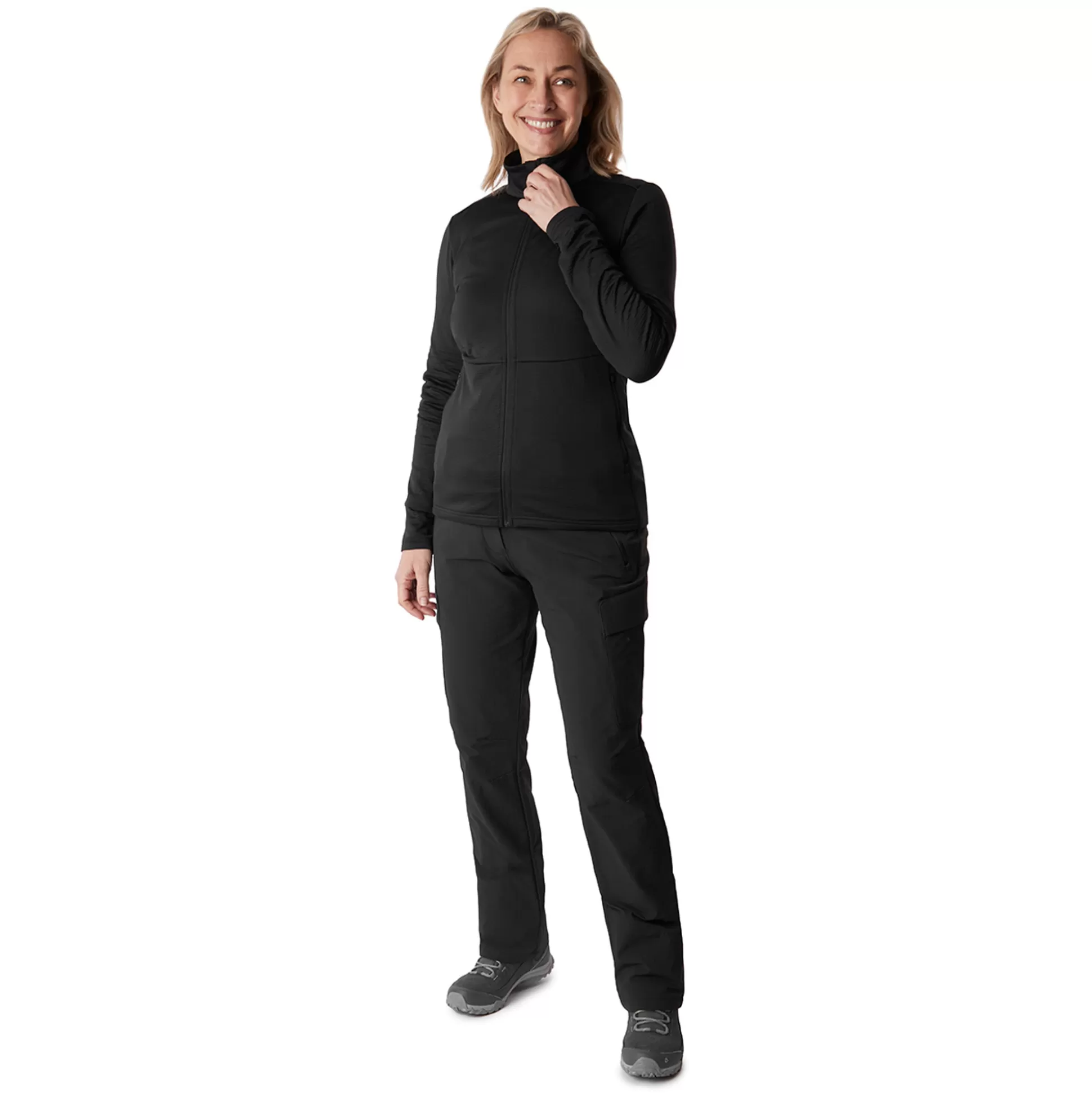 Clearance Women'S Glen Cargo Trousers Black Women Trousers