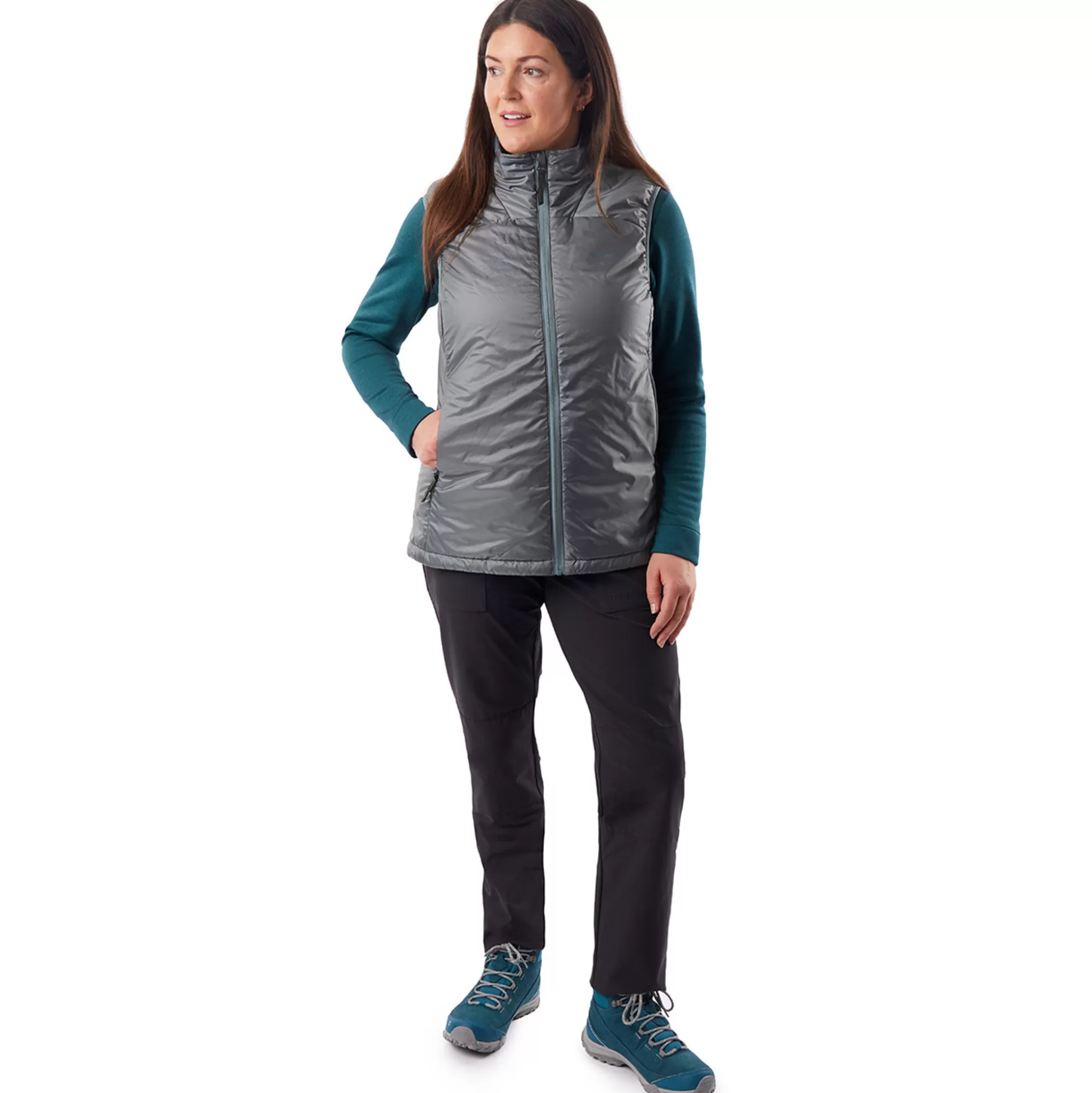 Cheap Women'S Helios Vest Slate Grey Women Insulated