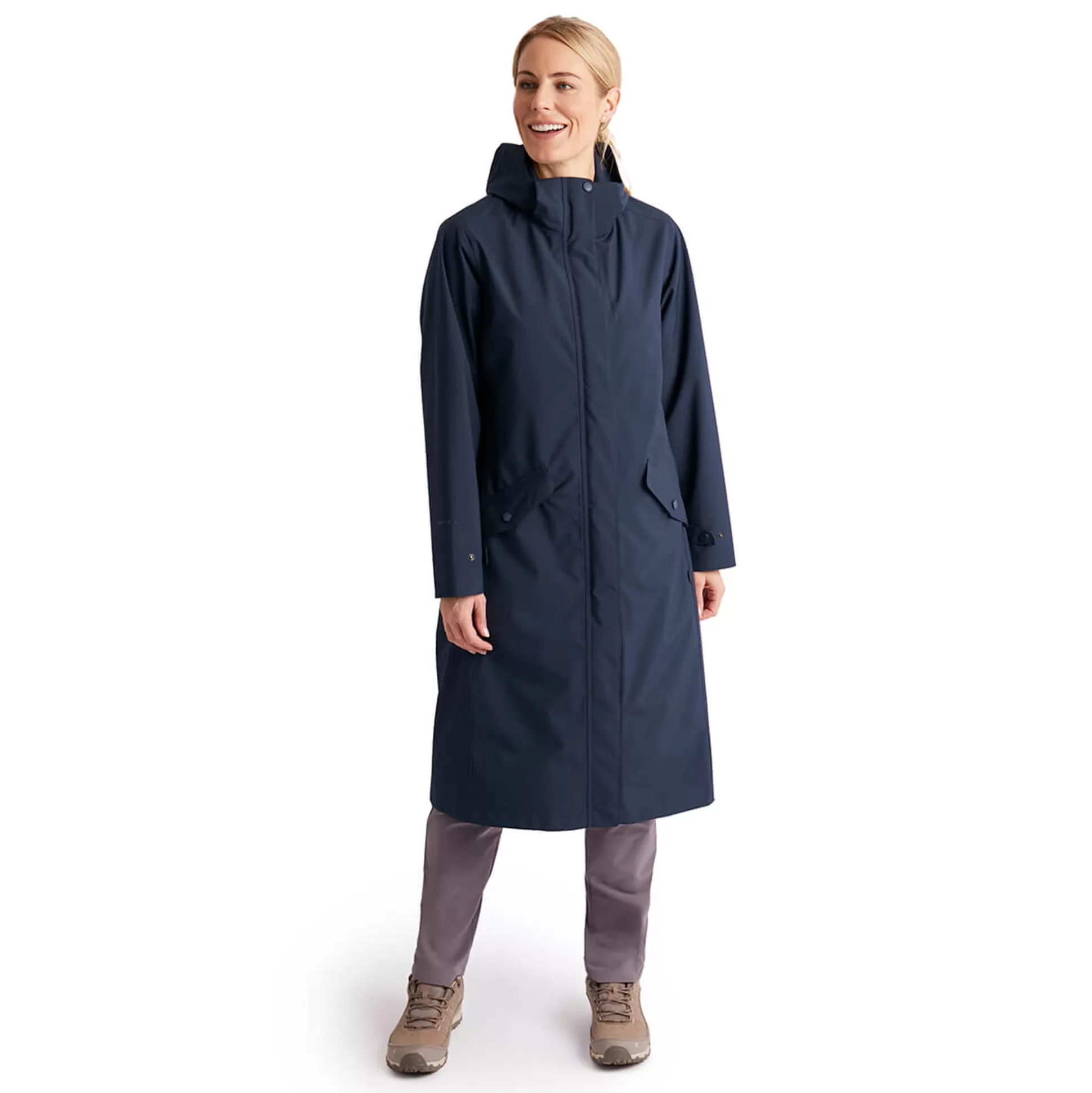 Flash Sale Women'S Hyde Waterproof Mac True Navy Women Waterproofs