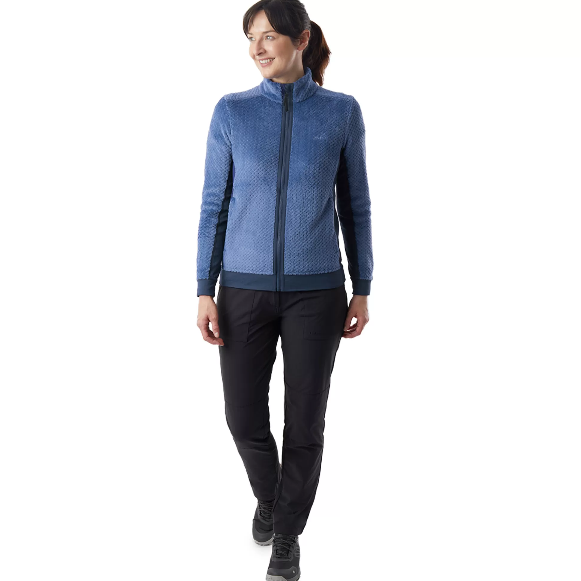 Outlet Women'S Komondor Fleece Heather Blue/Eclipse Blue Women Fleece & Mid Layers