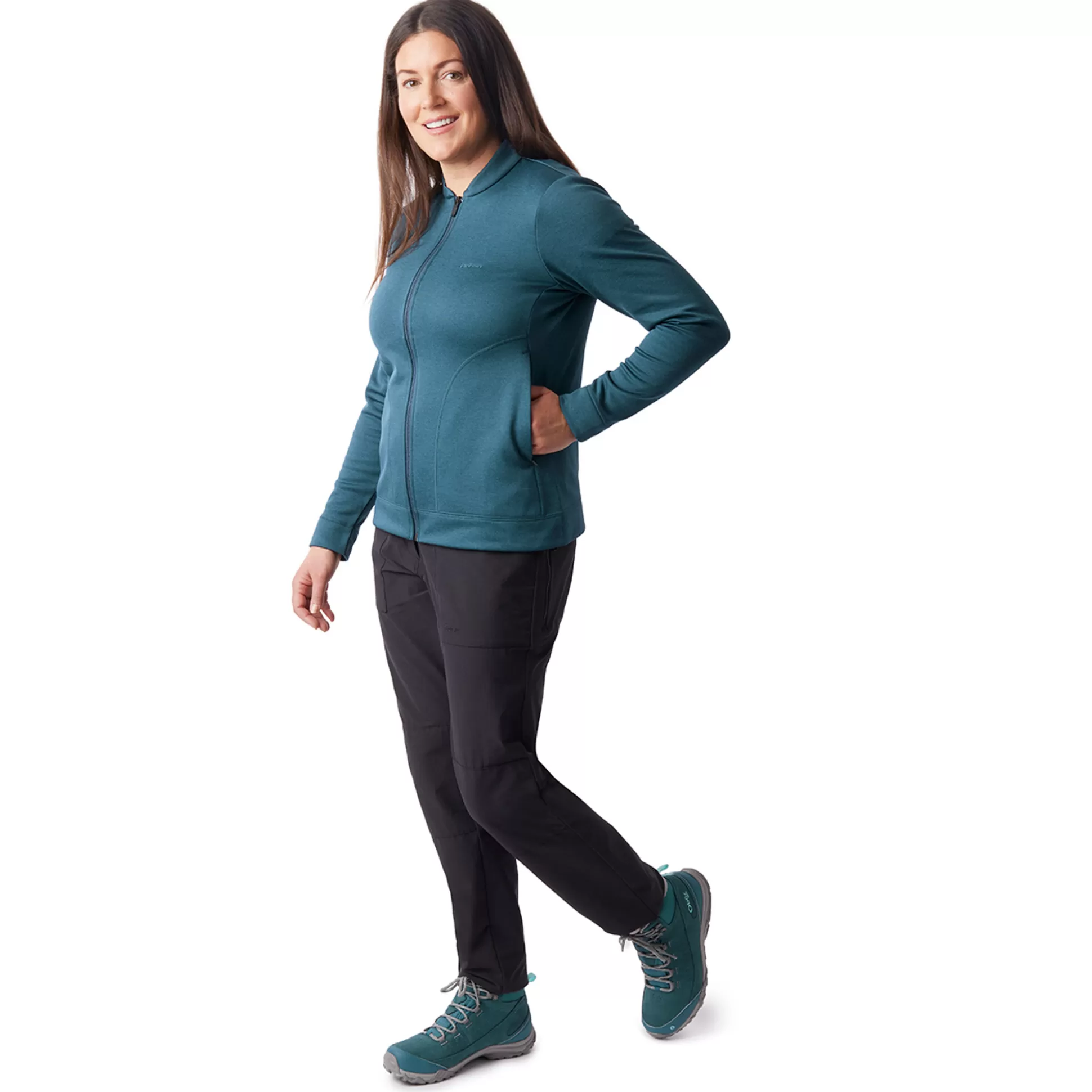 Discount Women'S Metro Jacket Teal Blue Marl Women Fleece & Mid Layers