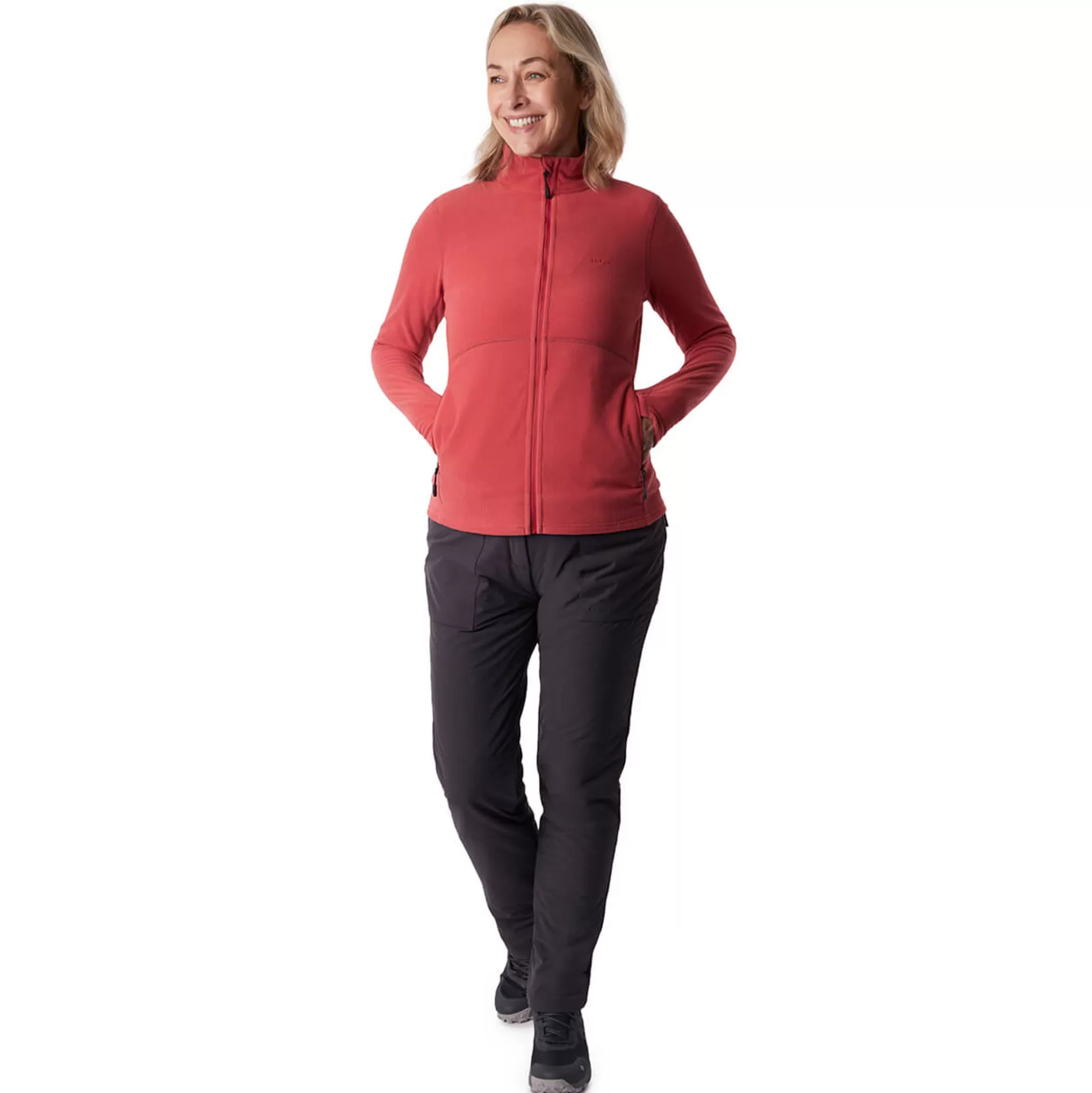 Flash Sale Women'S Microgrid Fleece Jacket Cardinal Pink Women Fleece & Mid Layers