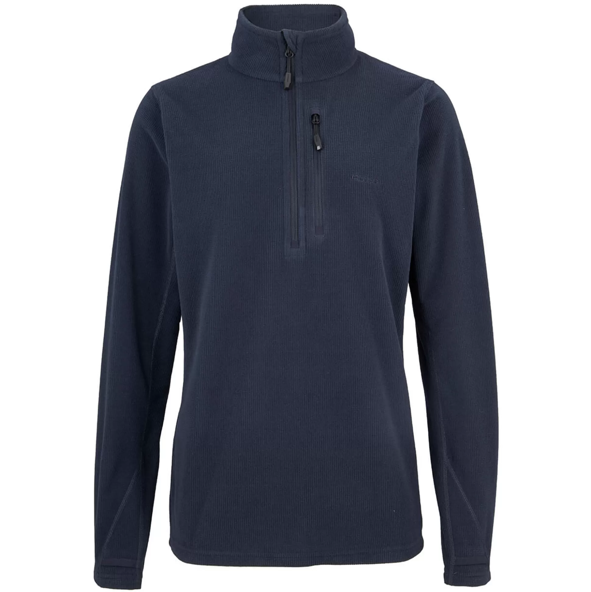 Clearance Women'S Microgrid Zip Neck Top True Navy Women Fleece & Mid Layers