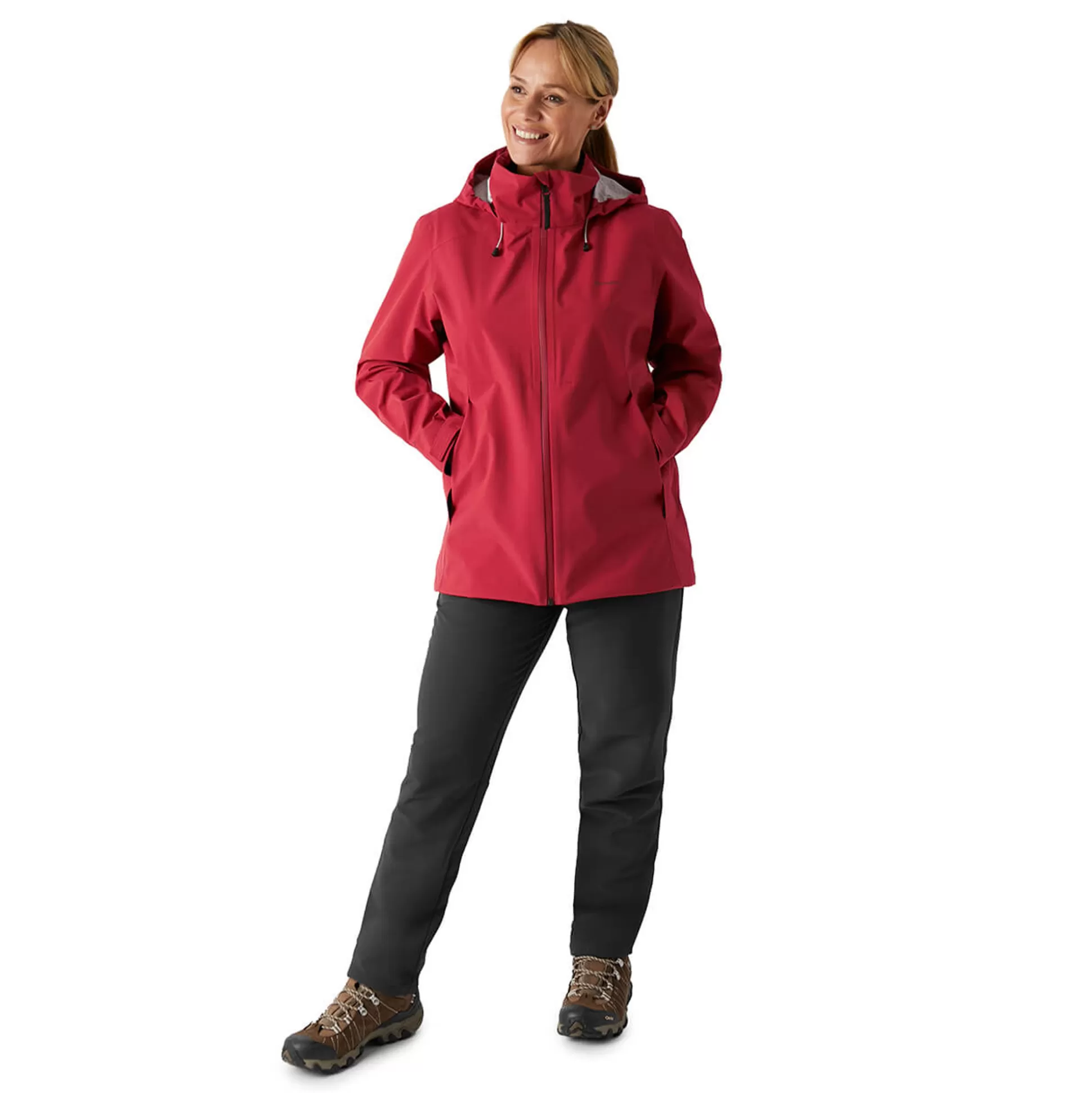 Hot Women'S Parkland Waterproof Jacket Coast Red Women Waterproofs