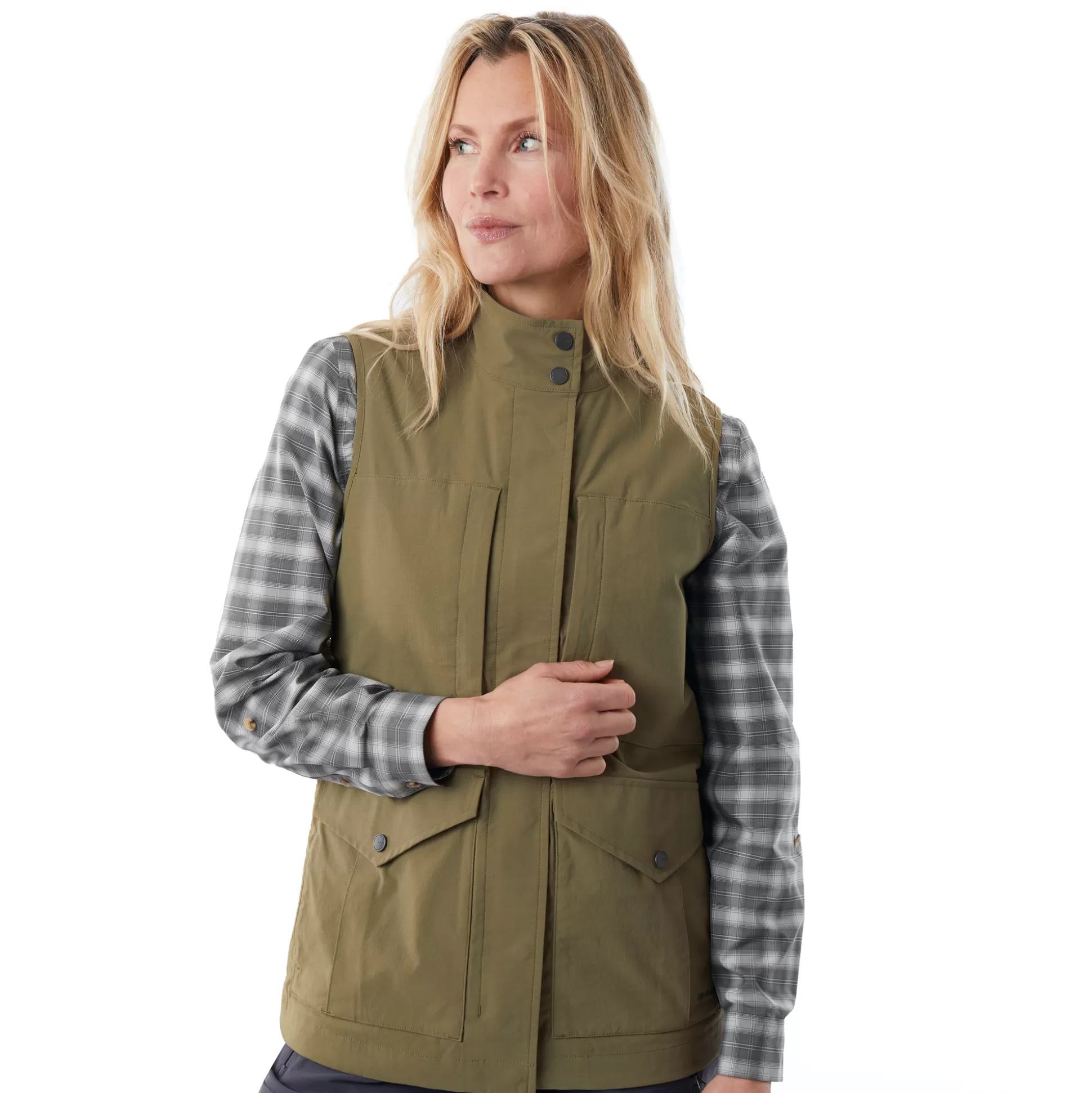 Clearance Women'S Pioneer Vest Umber Green Women Uv Protective