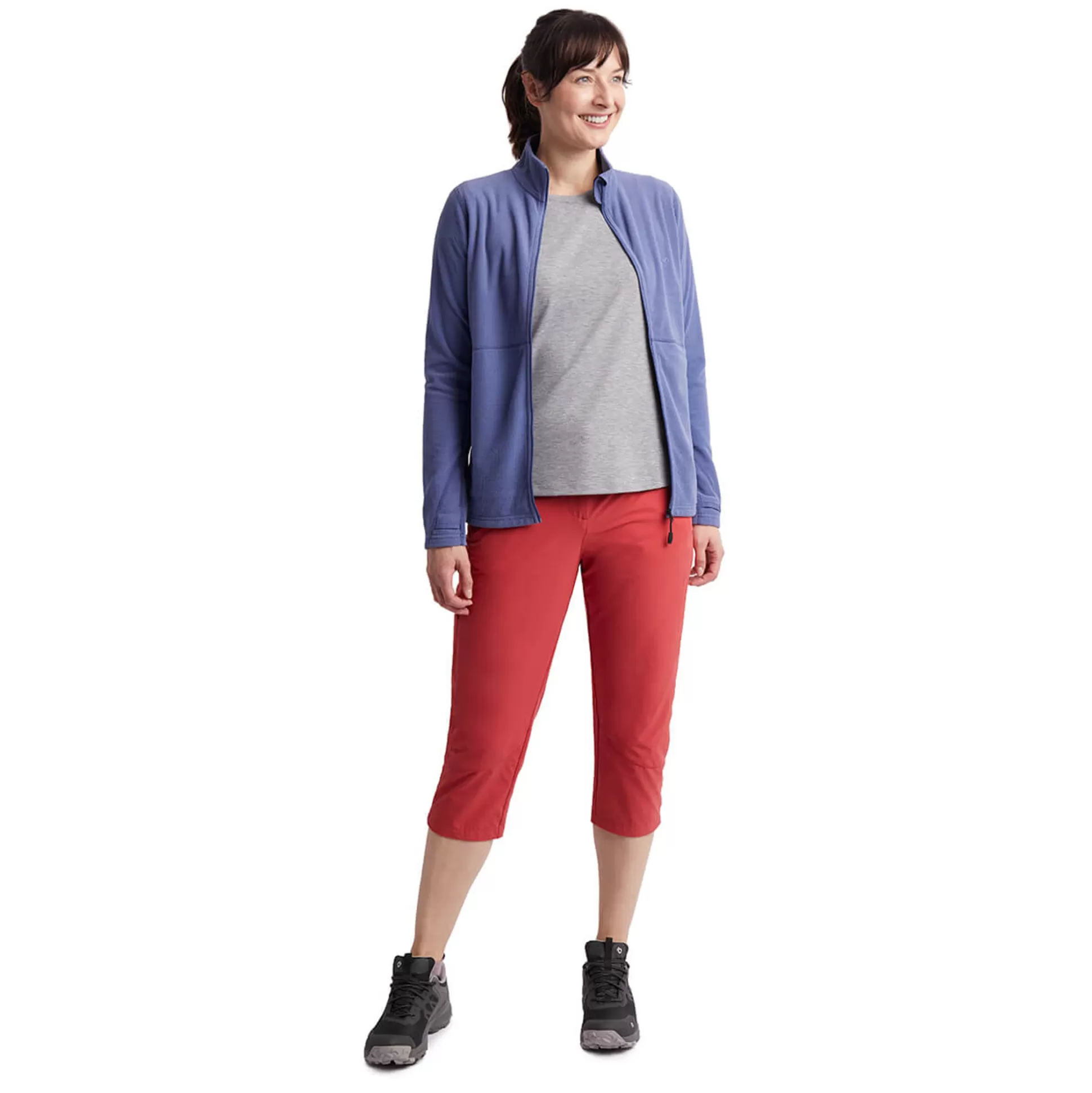 Outlet Women'S Roamer Capris Trousers Cardinal Pink Women Trousers