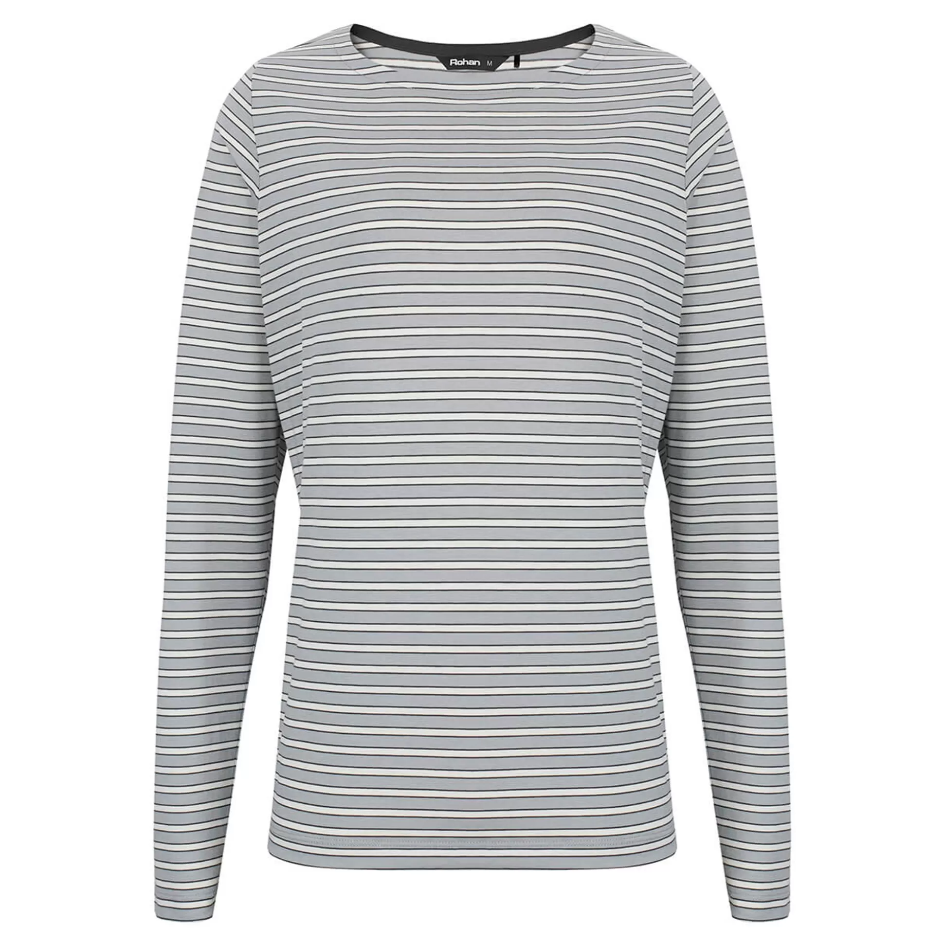 Cheap Women'S Shoreline Long Sleeve Top Haze Grey/Ecru Stripe Women T-Shirts & Tops