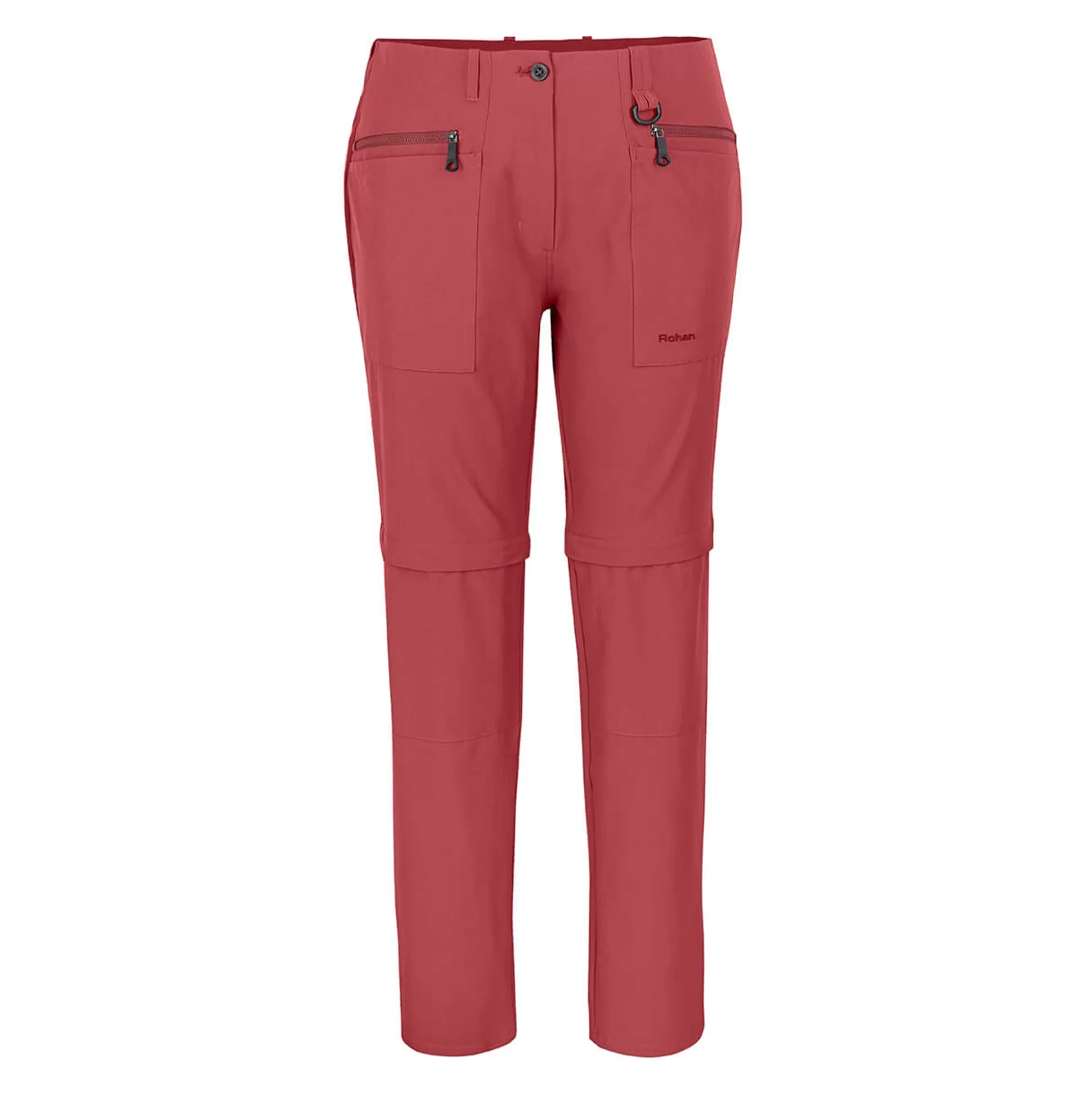 Online Women'S Stretch Bags Convertible Trousers Auburn Red Men Walking