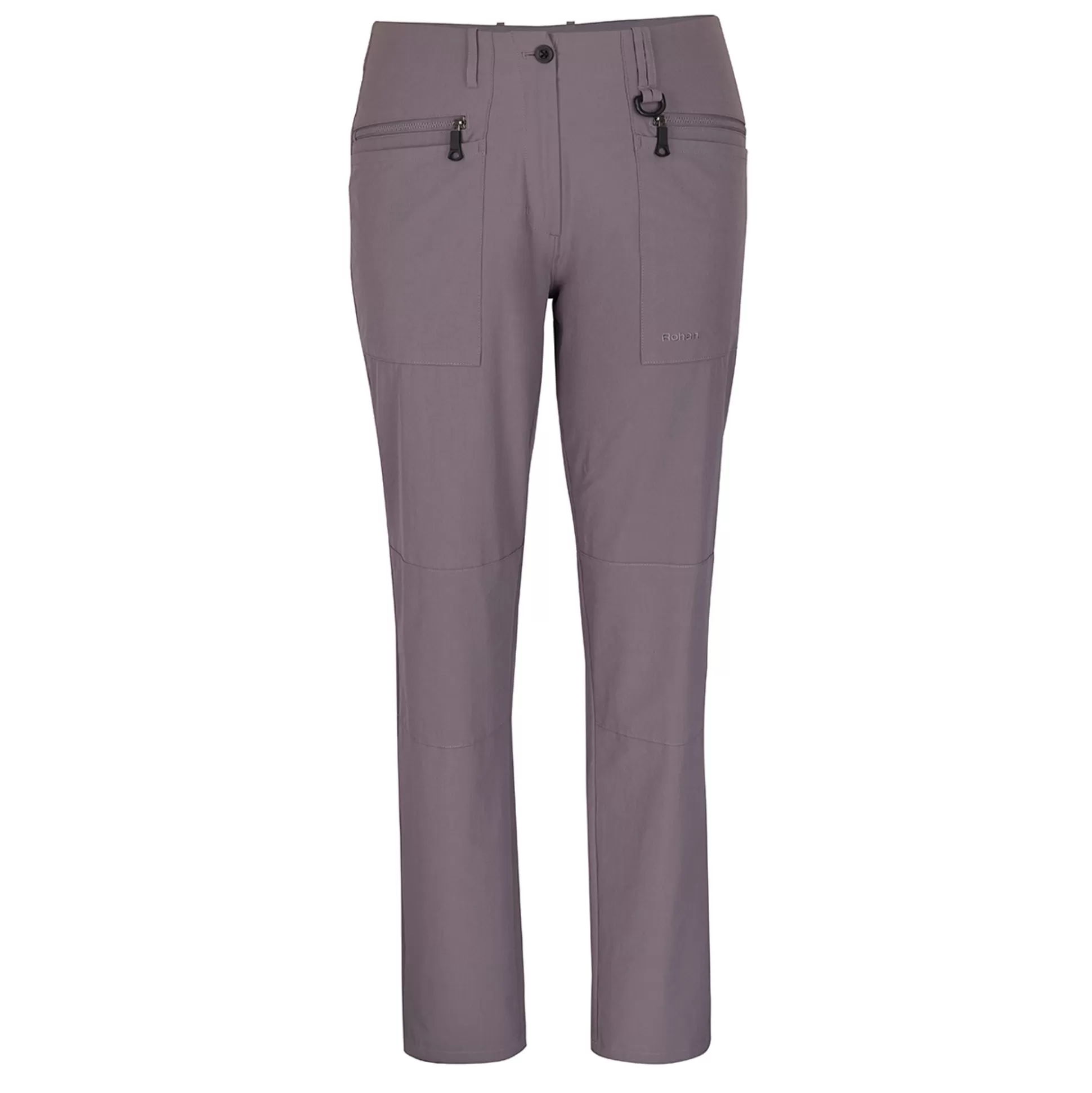 Sale Women'S Stretch Bags Trousers Mauve Grey Men Walking