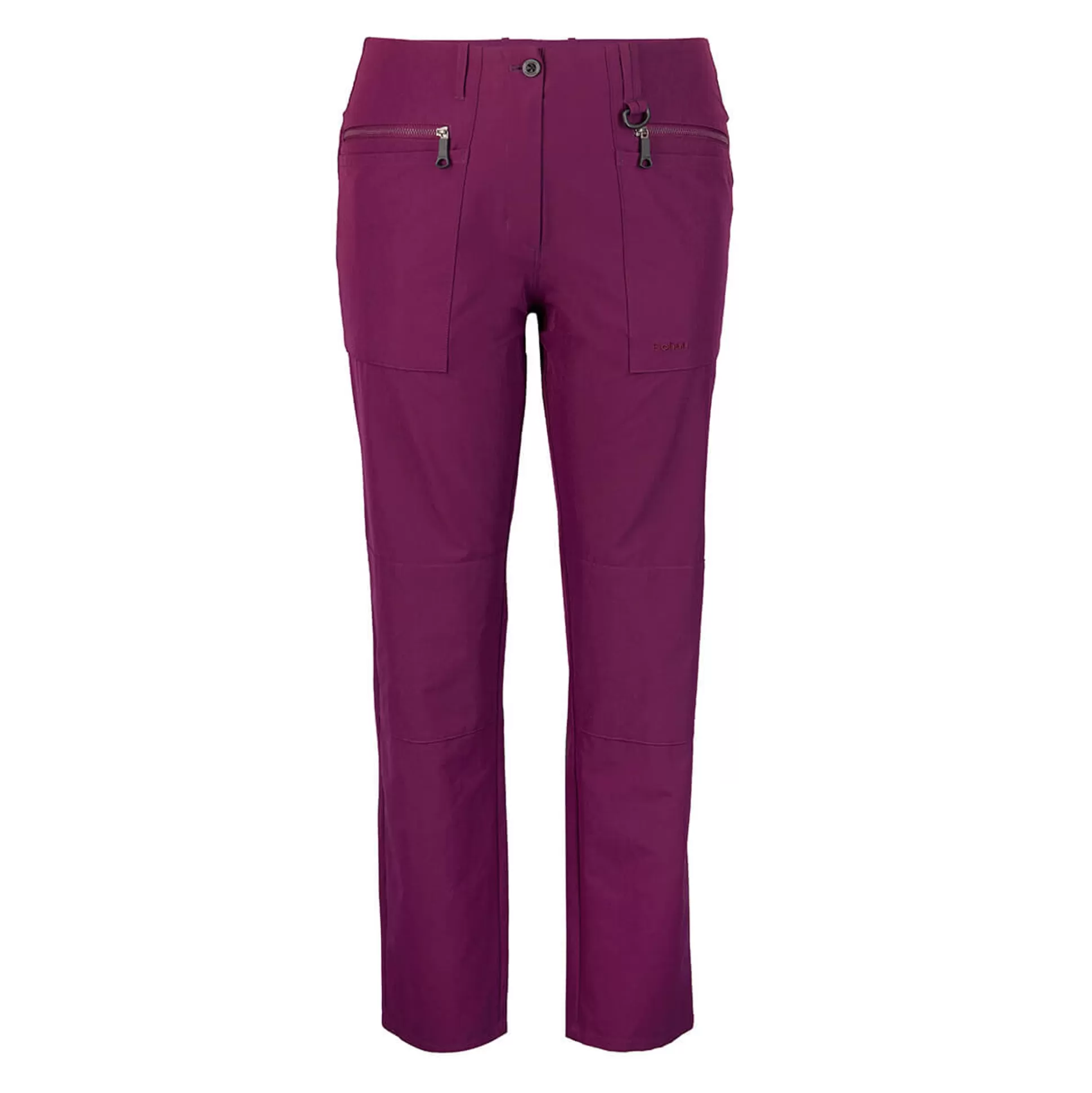 Sale Women'S Stretch Bags Trousers Plum Purple Women Trousers